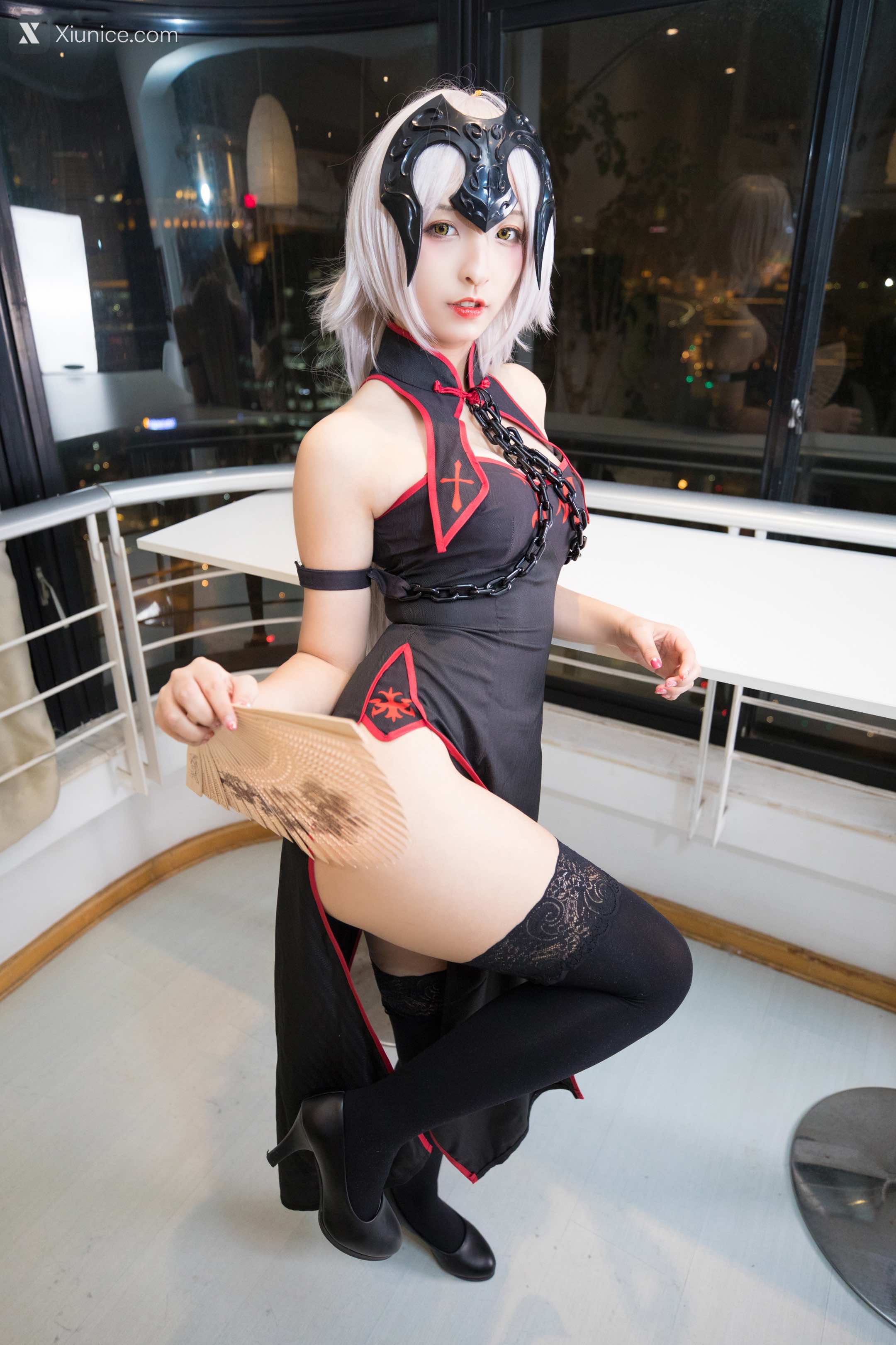 Coser@神楽坂真冬 Vol.037 电子相册-旗袍黑贞 第97张