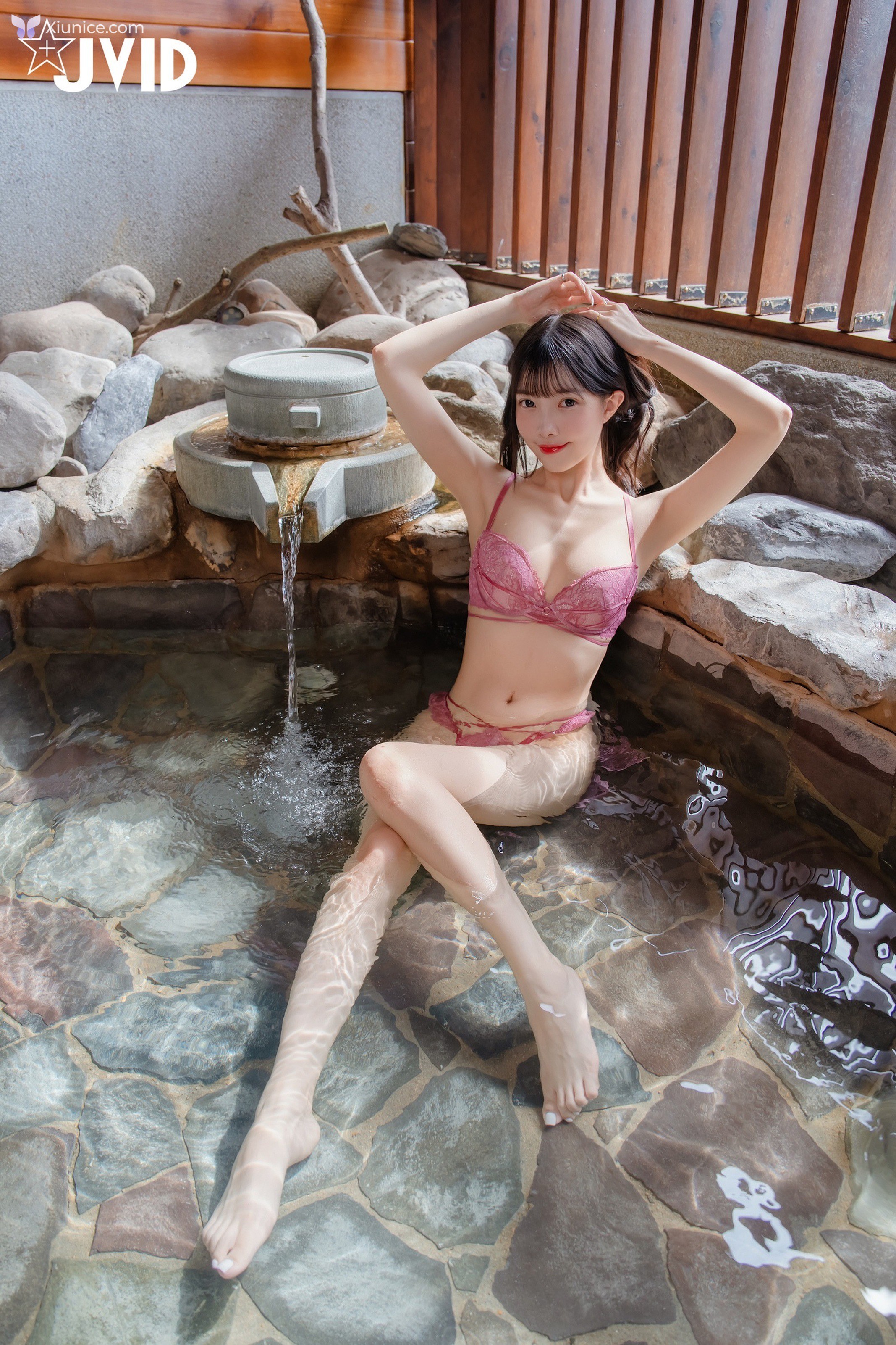 JVID 啾啾 敏綺Miki – 情慾抹油女神姉妹の欲情溫泉旅行啾啾敏綺超色氣水乳交融的肉體交纏 第203张