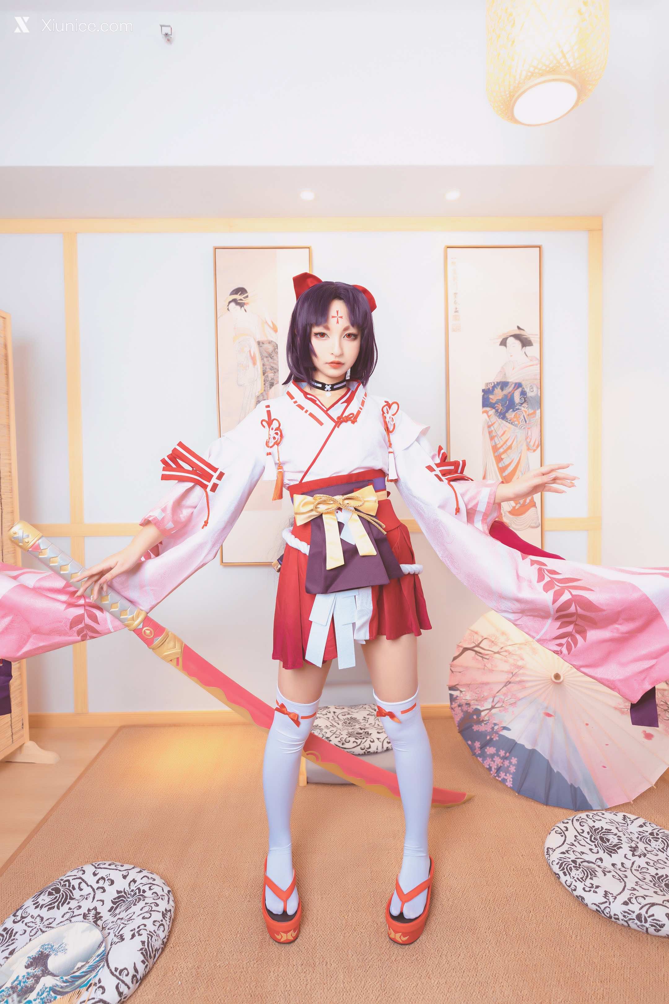 Coser@神楽坂真冬 Vol.063 绝对企画-陈&妖刀姬cos《刀ノ語》 第26张
