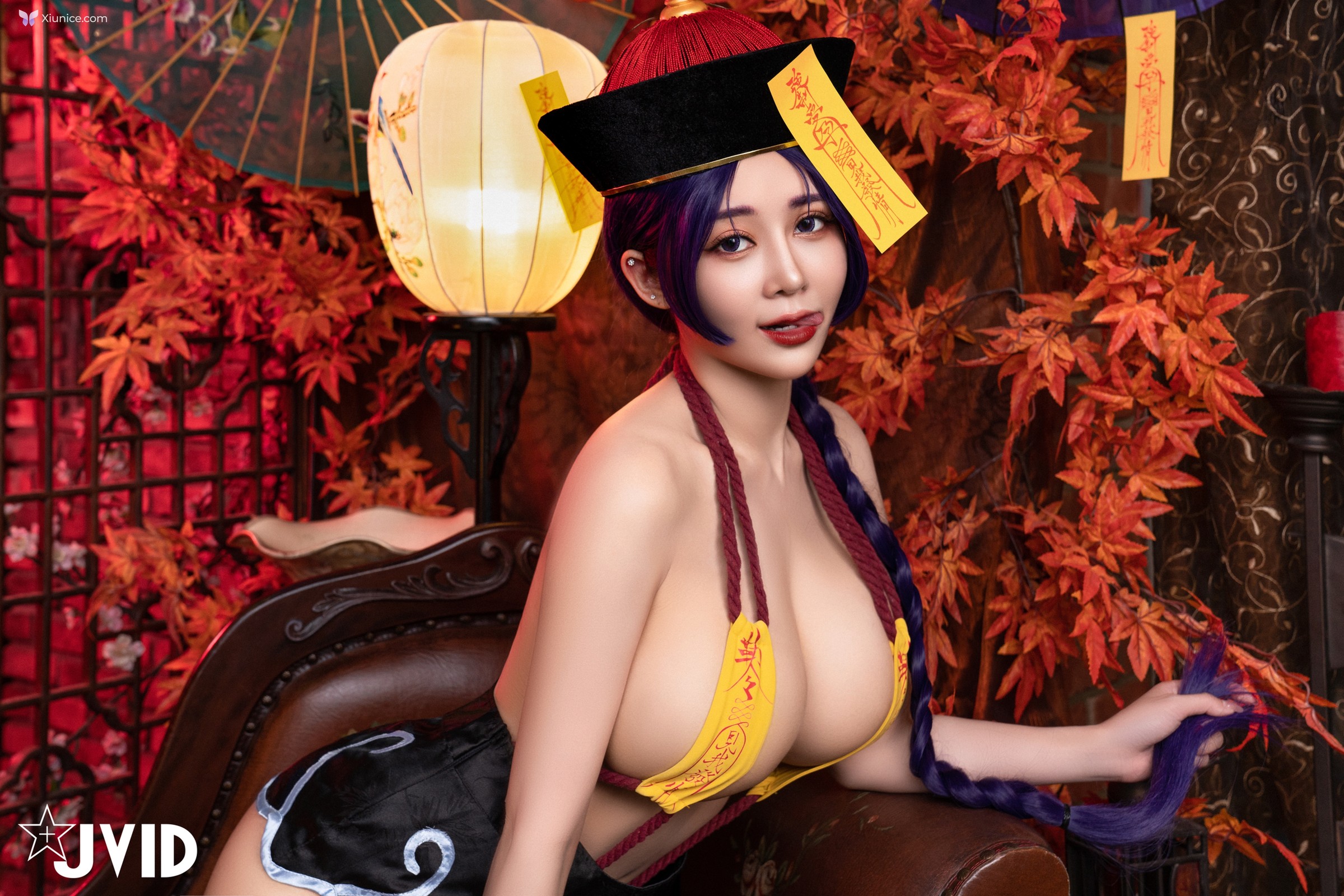 JVID 甜心幫 ღ 安希 – 菰蒲風動縱斜影殭屍奶光安希膣得液滿 第38张