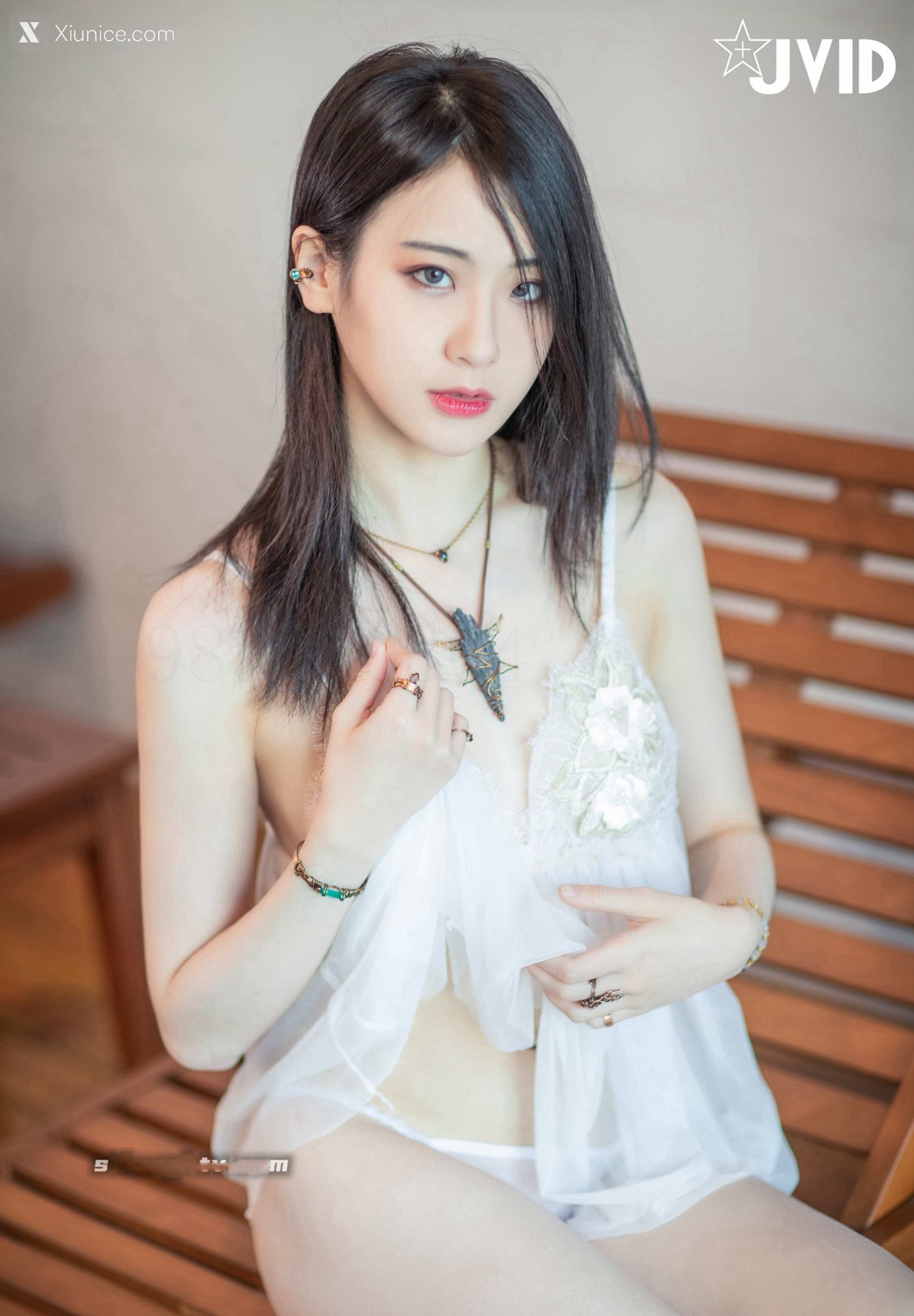 JVID – Ali-White lace pajamas 第64张