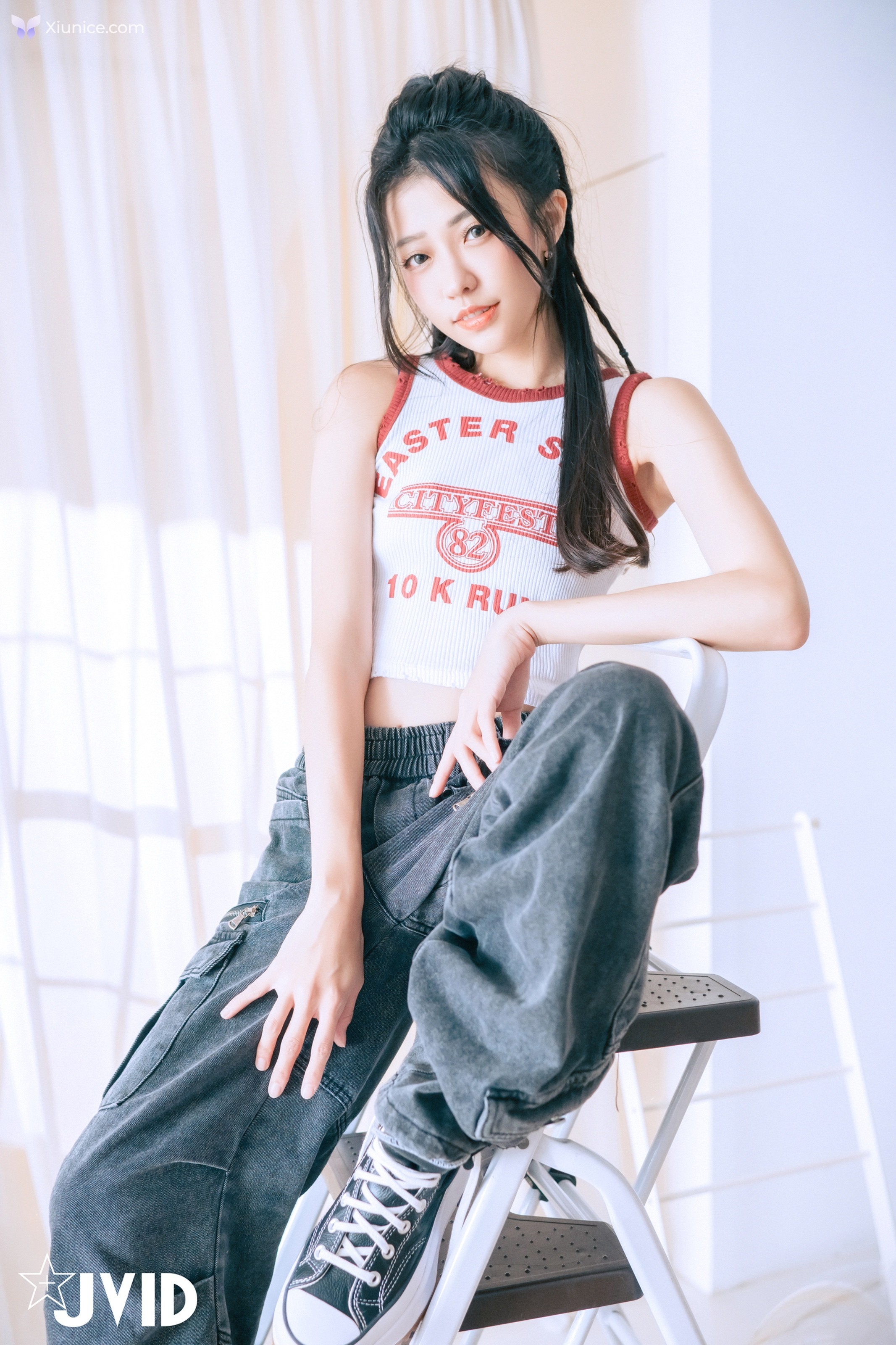 JVID 妍妍 Angel – 網拍模特兒の淺規則妍妍遭射淫師脅迫脫衣強拍裸照配合度太高反而引起射淫師邪念 第140张