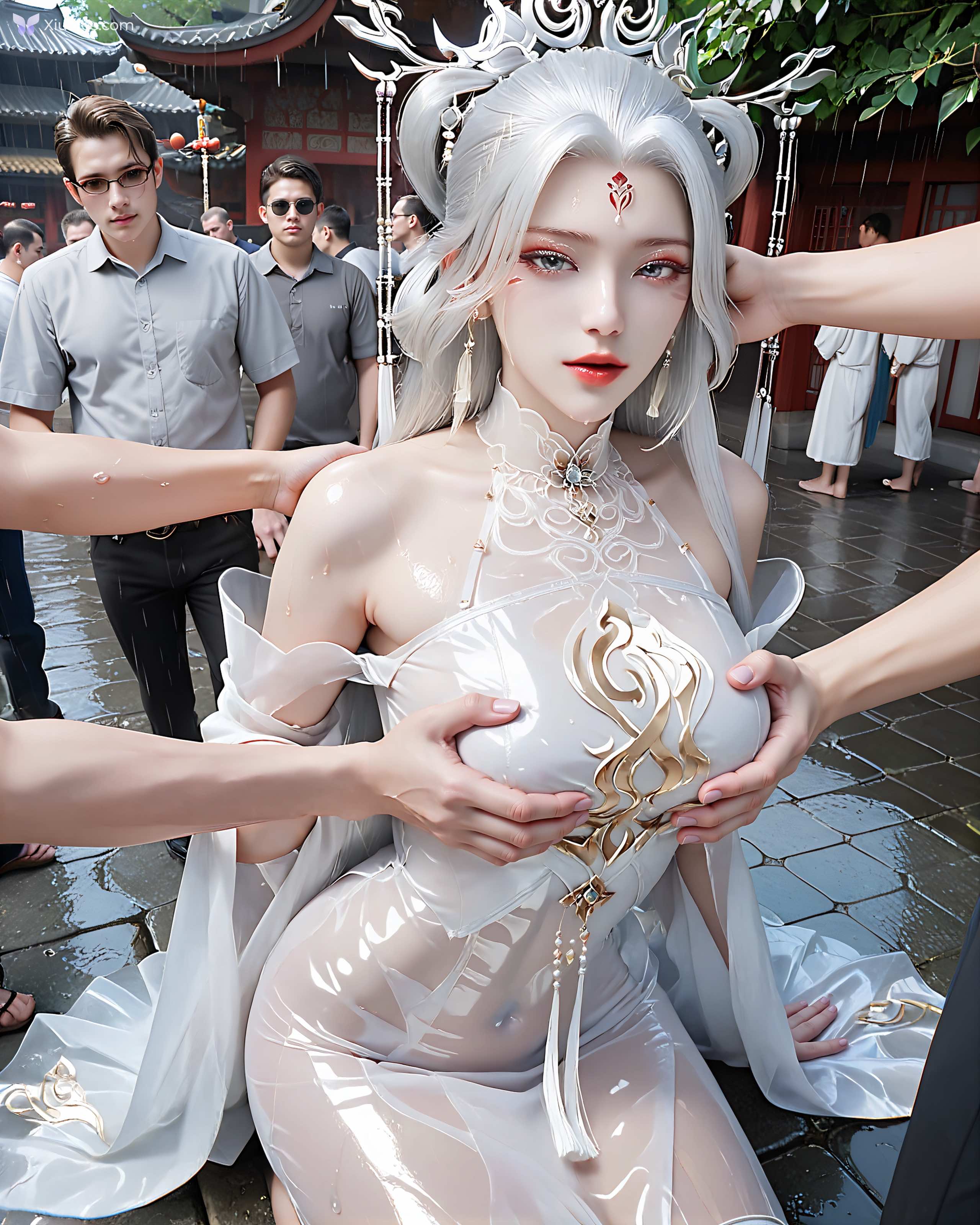 AI Girl 小白诛仙3-白衣单车痴汉 第89张