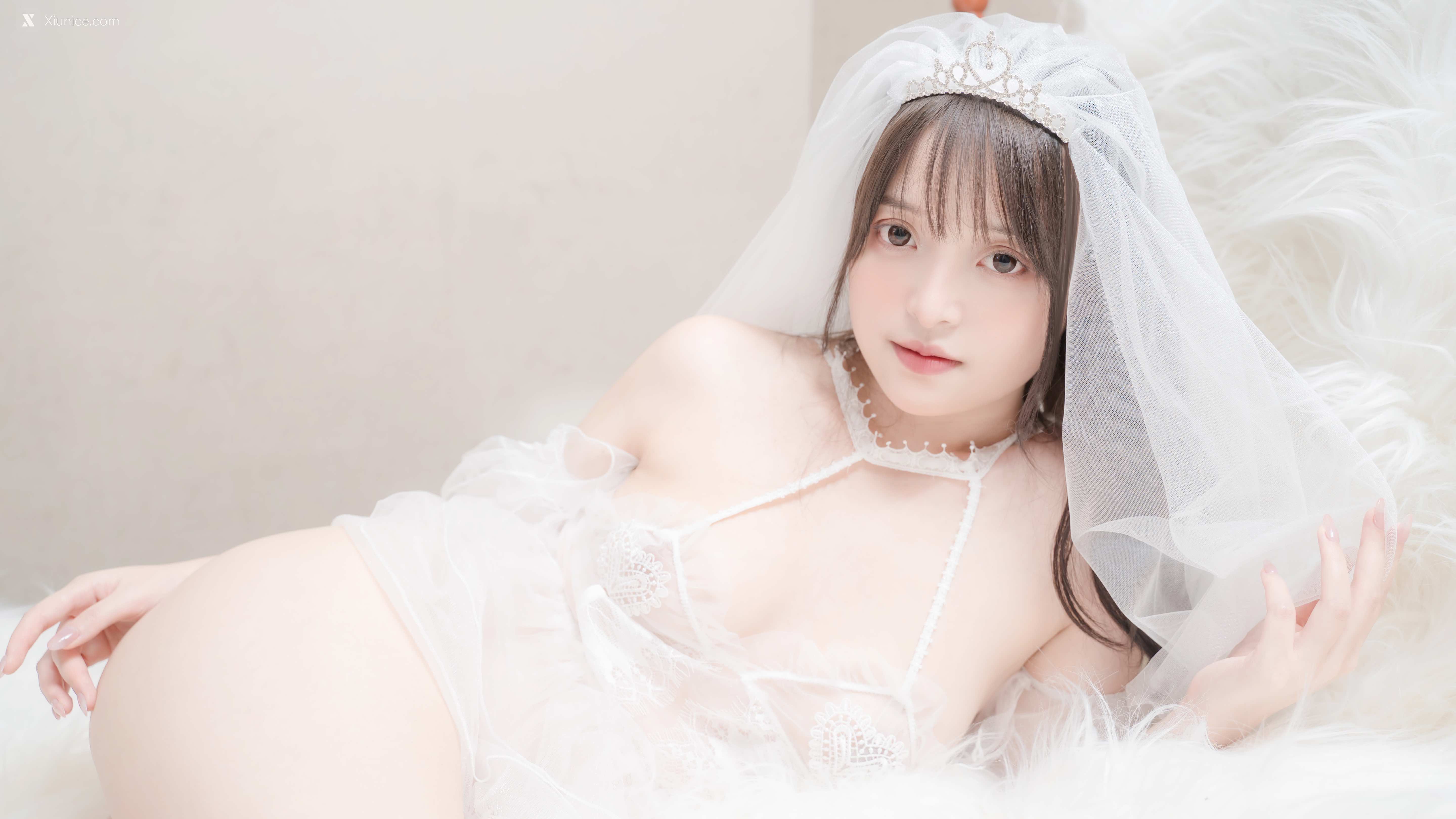 Coser@爆机少女喵小吉 (Nekokoyoshi) 白色花嫁 第15张