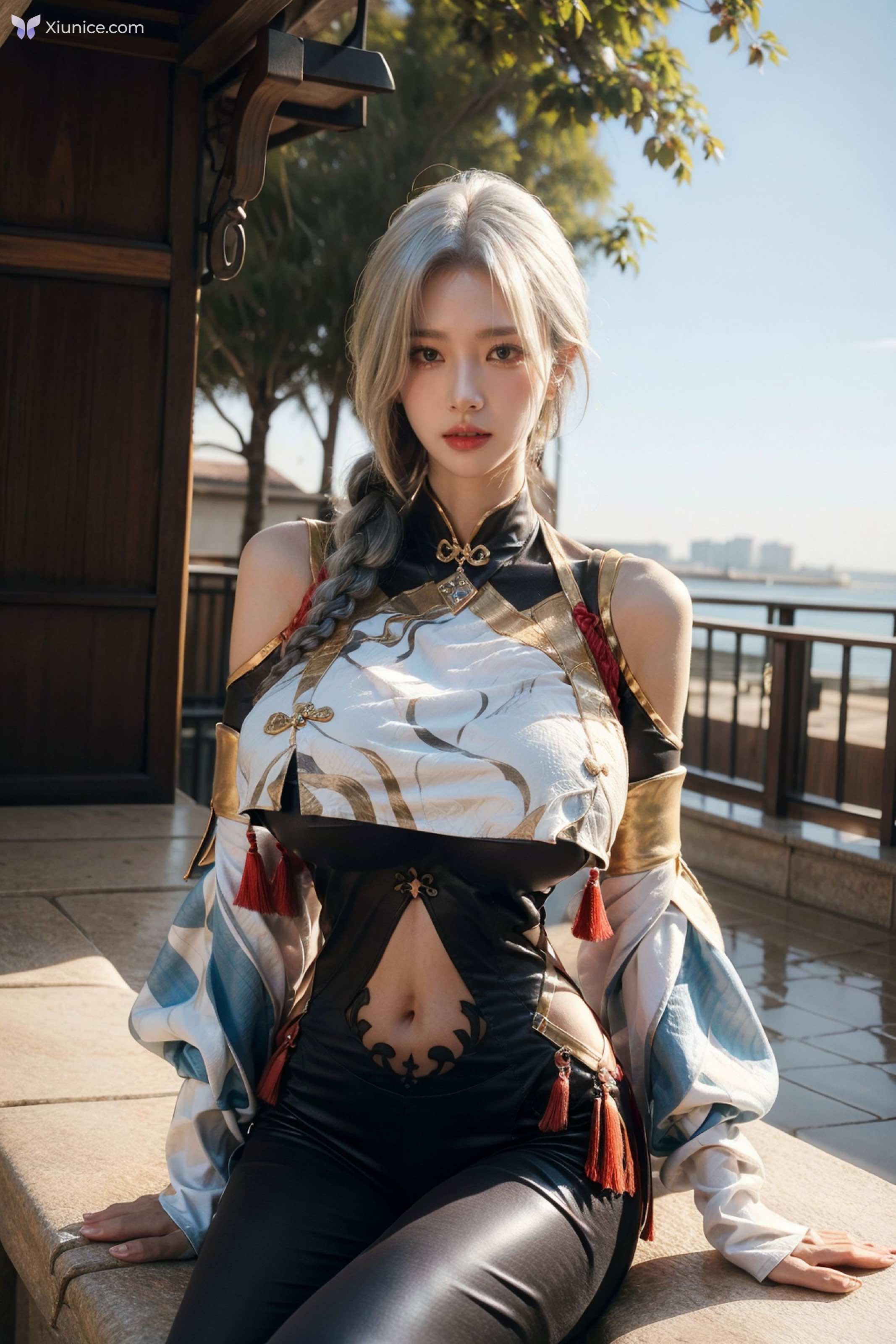 AI Girl 拟实画风-姐姐的剑灵COS 第131张