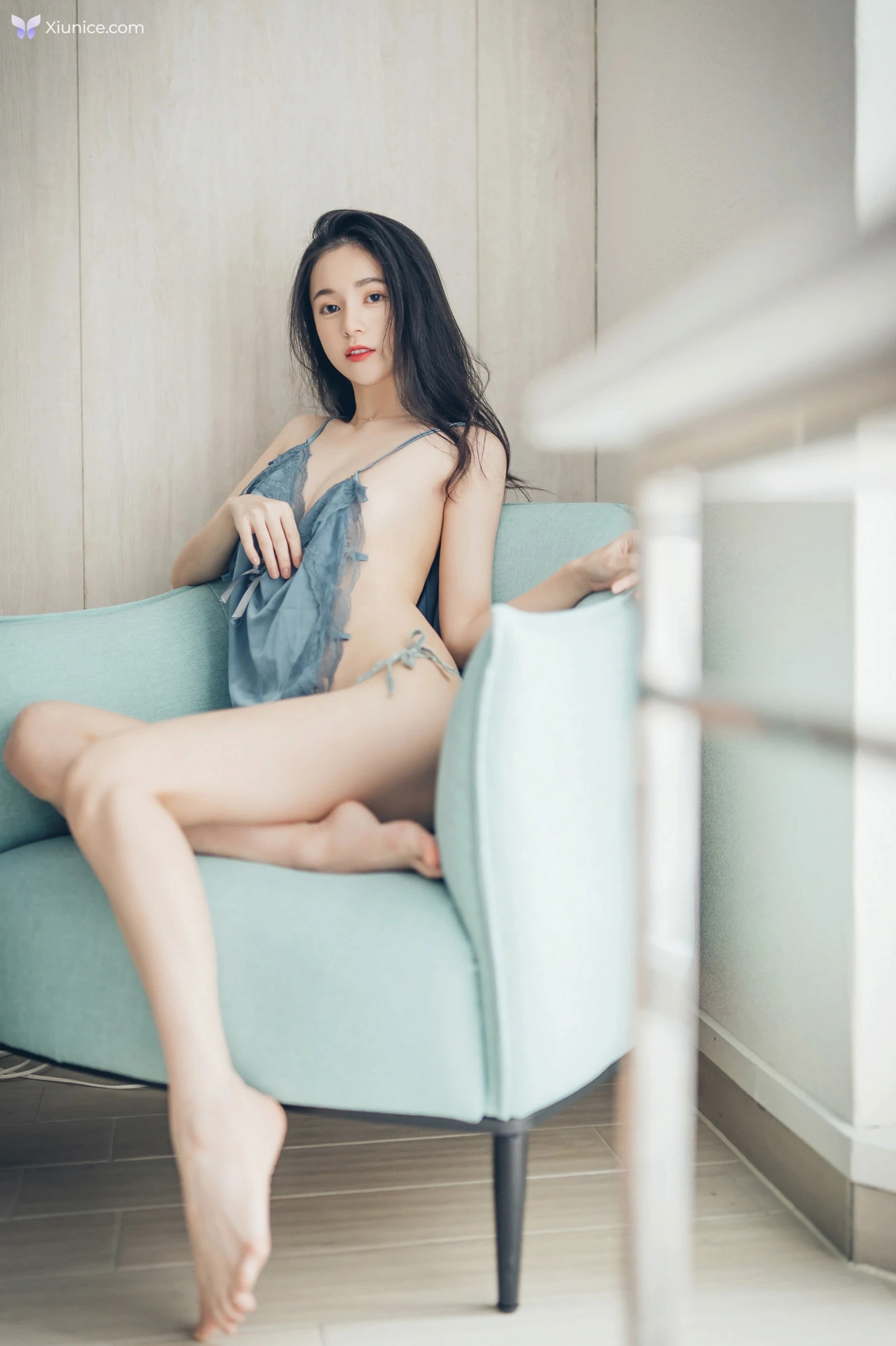 JVID 辰辰 – 透明內褲張開腳比駱駝蹄還更厲害中空小護士兩片式睡衣 第17张