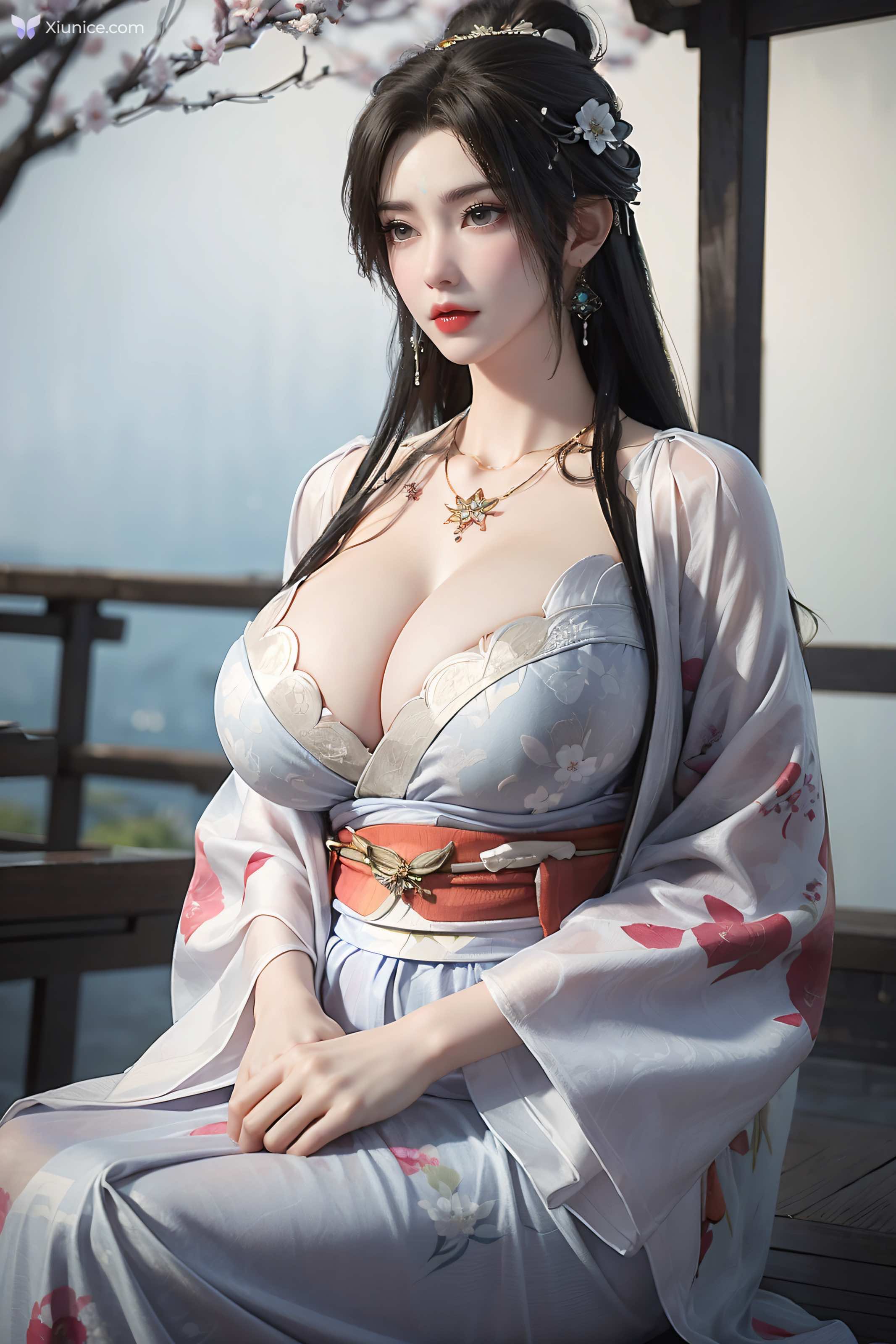 AI Girl 完美世界-清漪 和服吊带 第41张