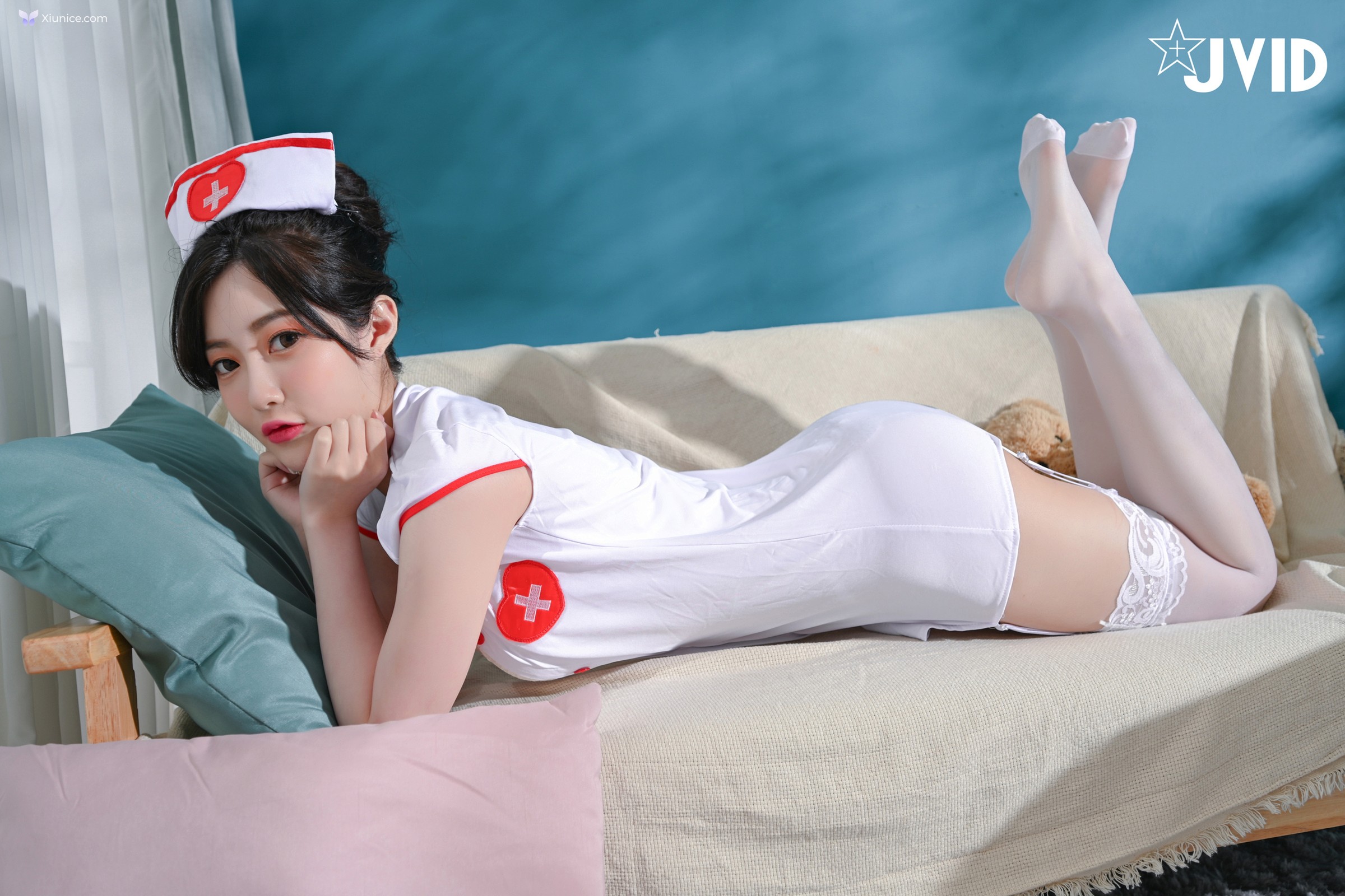 JVID 璃奈醬 – 打完疫苗是不是發燒酸痛痛小護士璃奈醬全心陪伴照顧你還沒輪到打疫苗超幹沒關係璃奈醬腳開開給你在神鮑裡注入白色汁液 第113张
