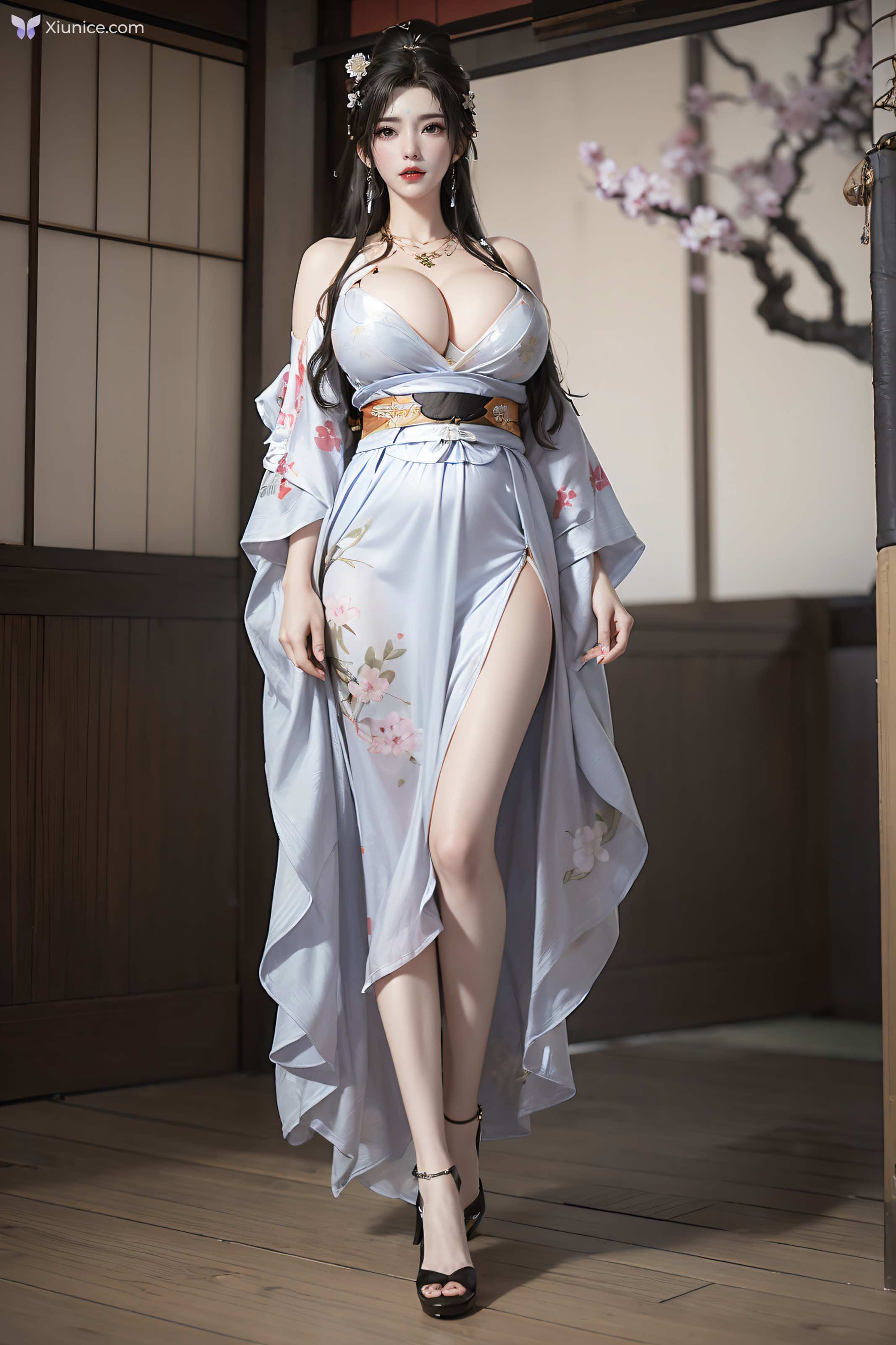 AI Girl 完美世界-清漪 和服吊带 第47张