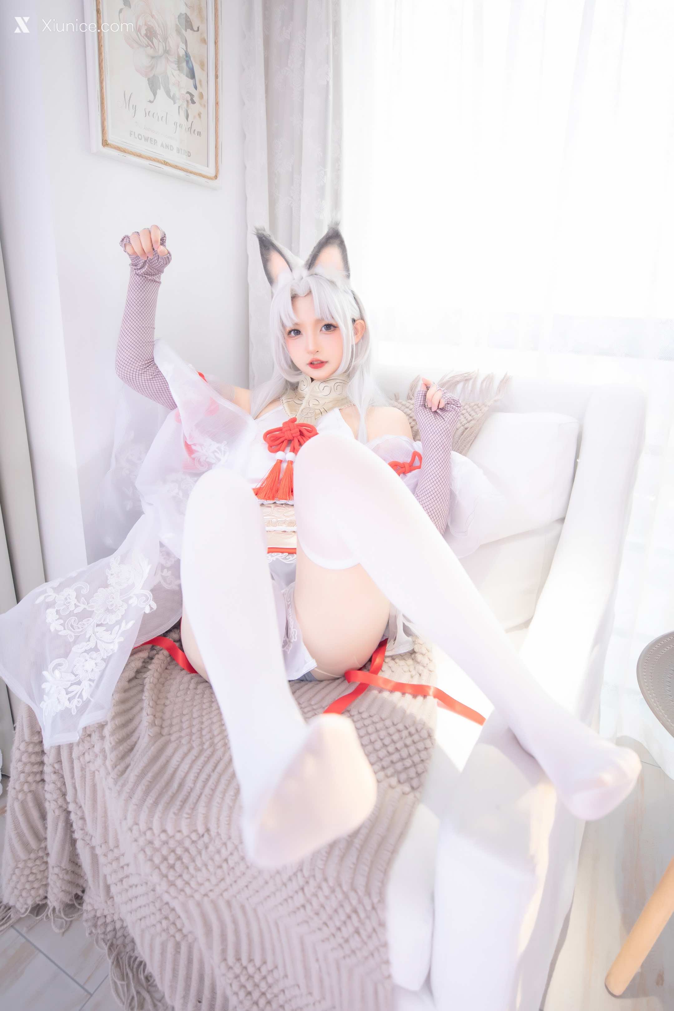 Coser@神楽坂真冬 Vol.105 白丝胡桃 第45张