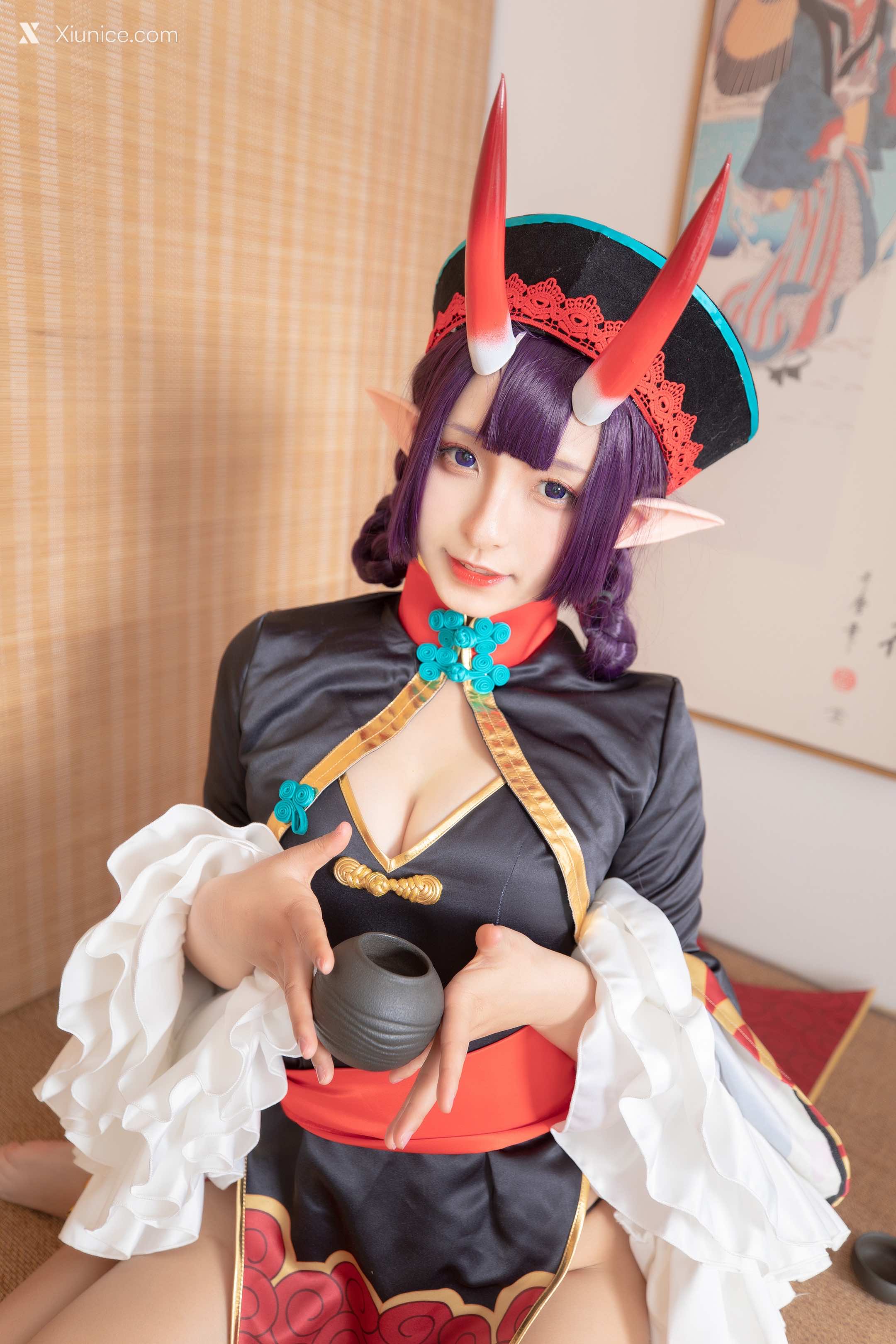 Coser@神楽坂真冬 Vol.061 绝对企画-酒吞cos《果実の酒気》 第3张