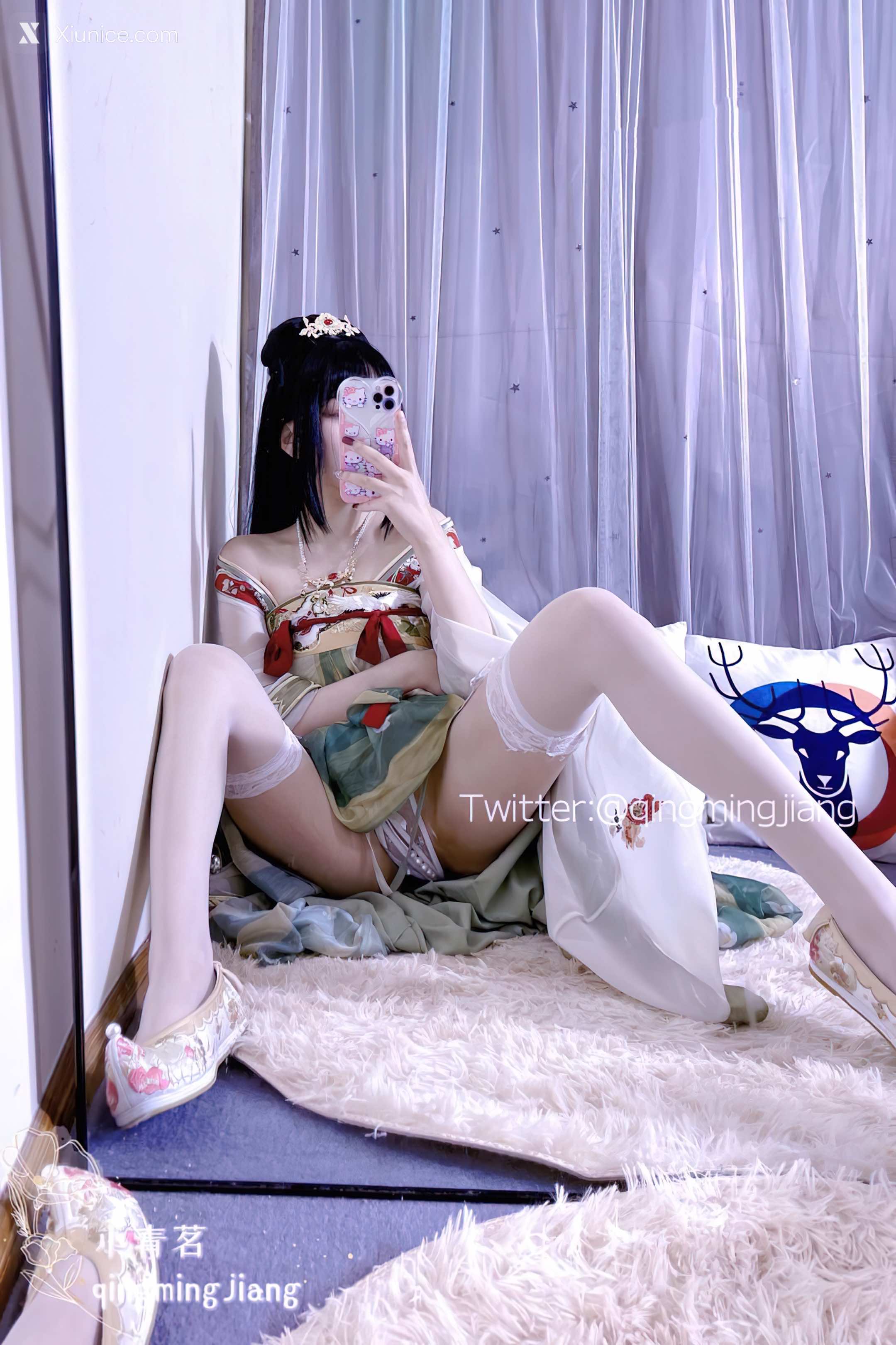Coser@小青茗 唯美唐装古风下的美妙胴体 第16张