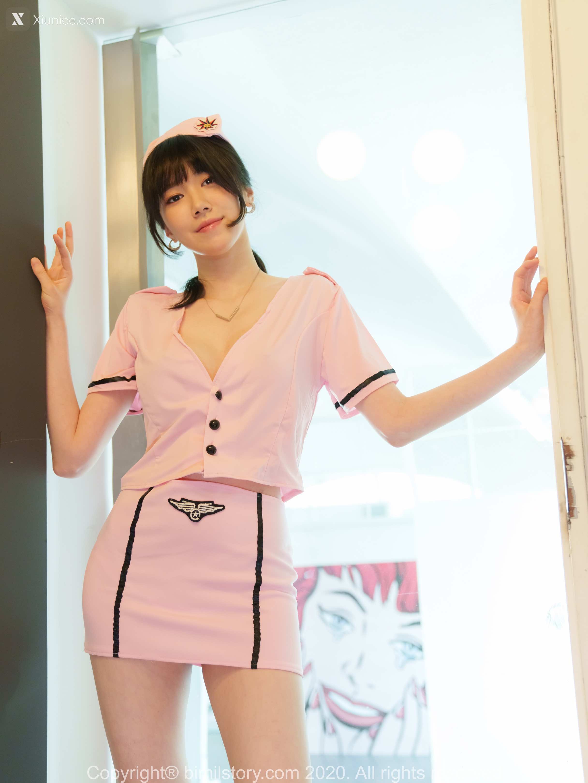 Bimilstory Nara (나라) Vol.21 Fantasy Uniform girl’s Hot break time 第8张