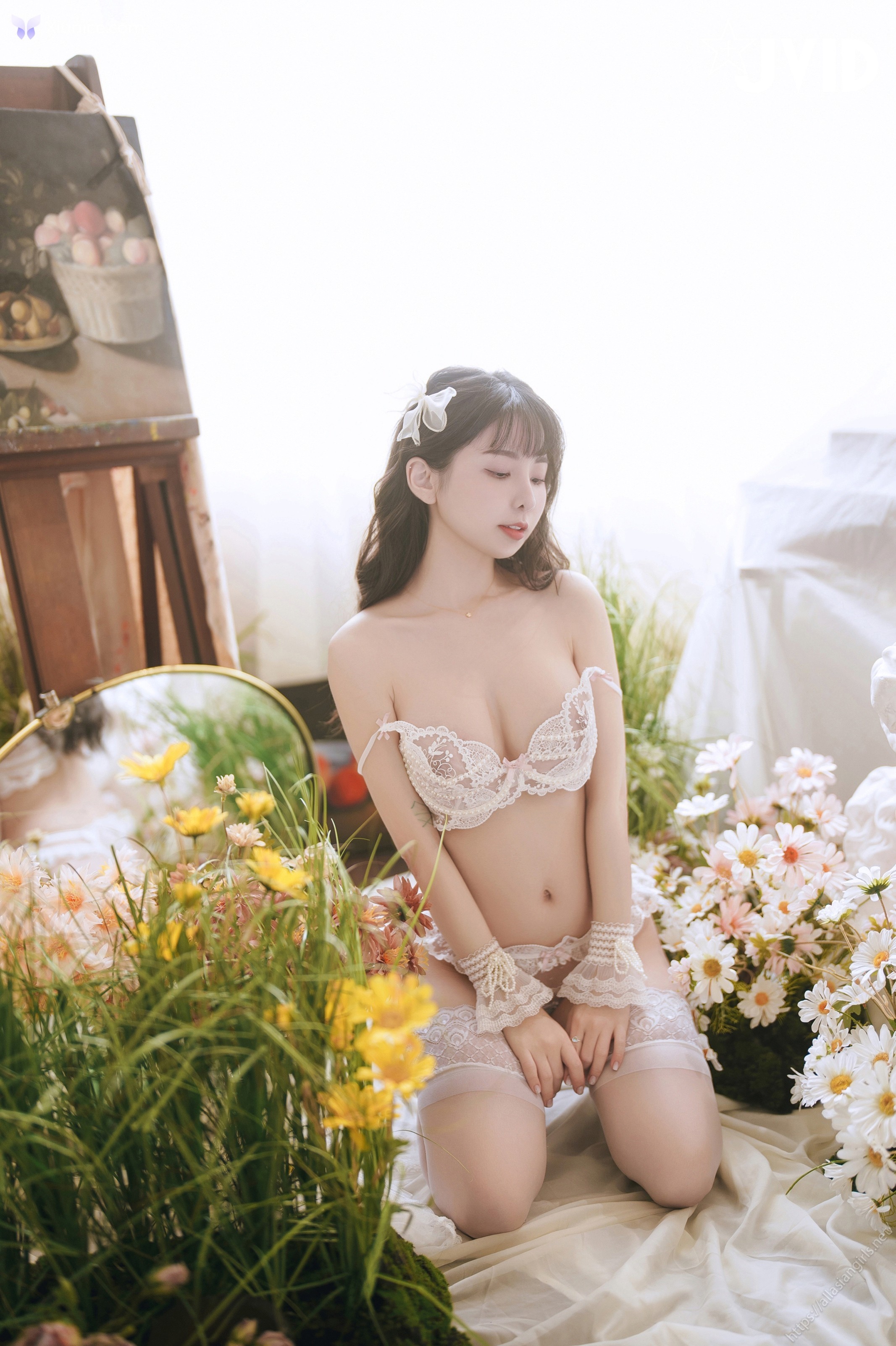 JVID 月台尼Tiny – 新尺度登場初嚐禁果解開情慾底線天然美乳Tiny化身夏娃與你一起纏綿 第33张