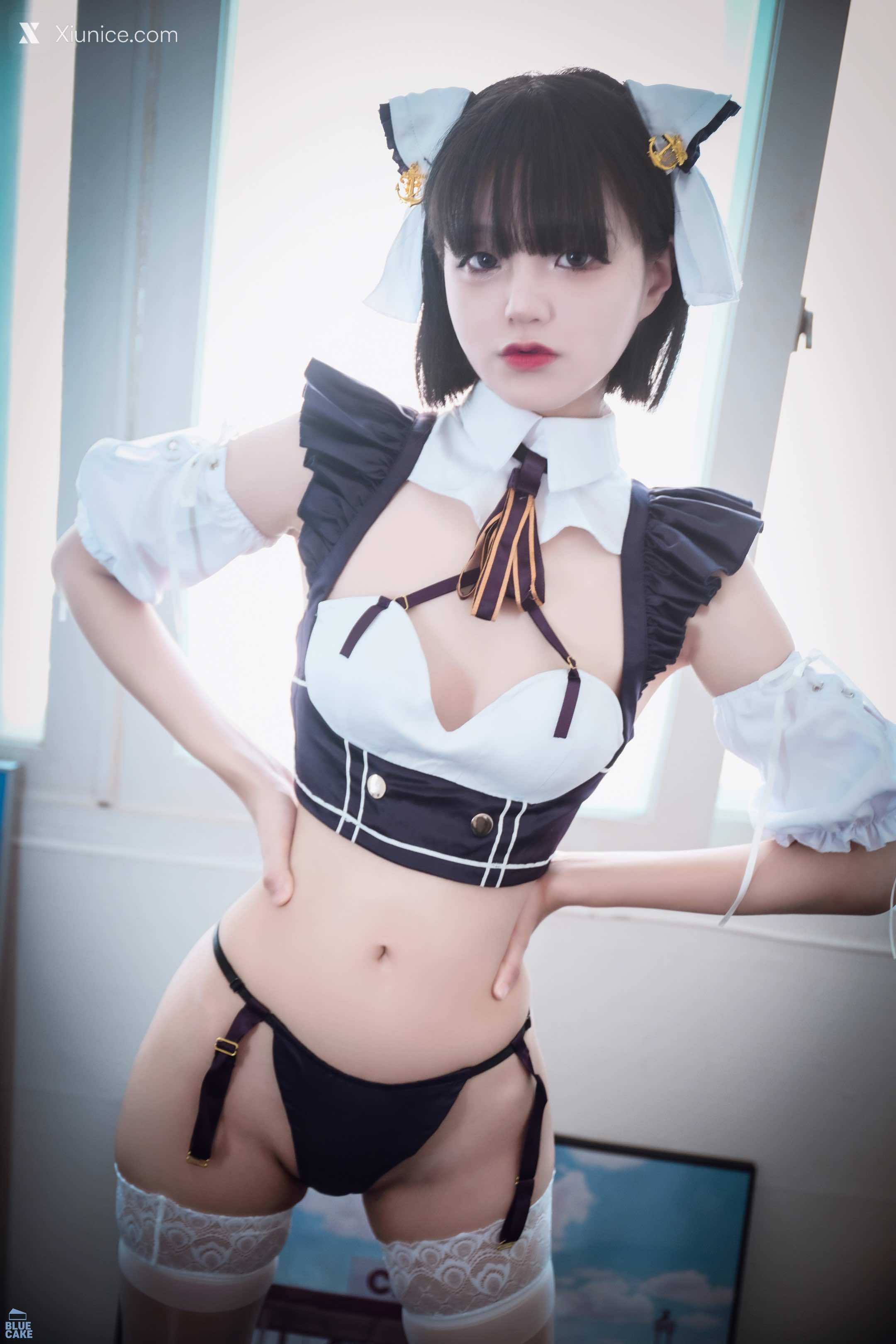 BLUECAKE Jeong Jenny (정제니) – Maid Cosplay 第7张