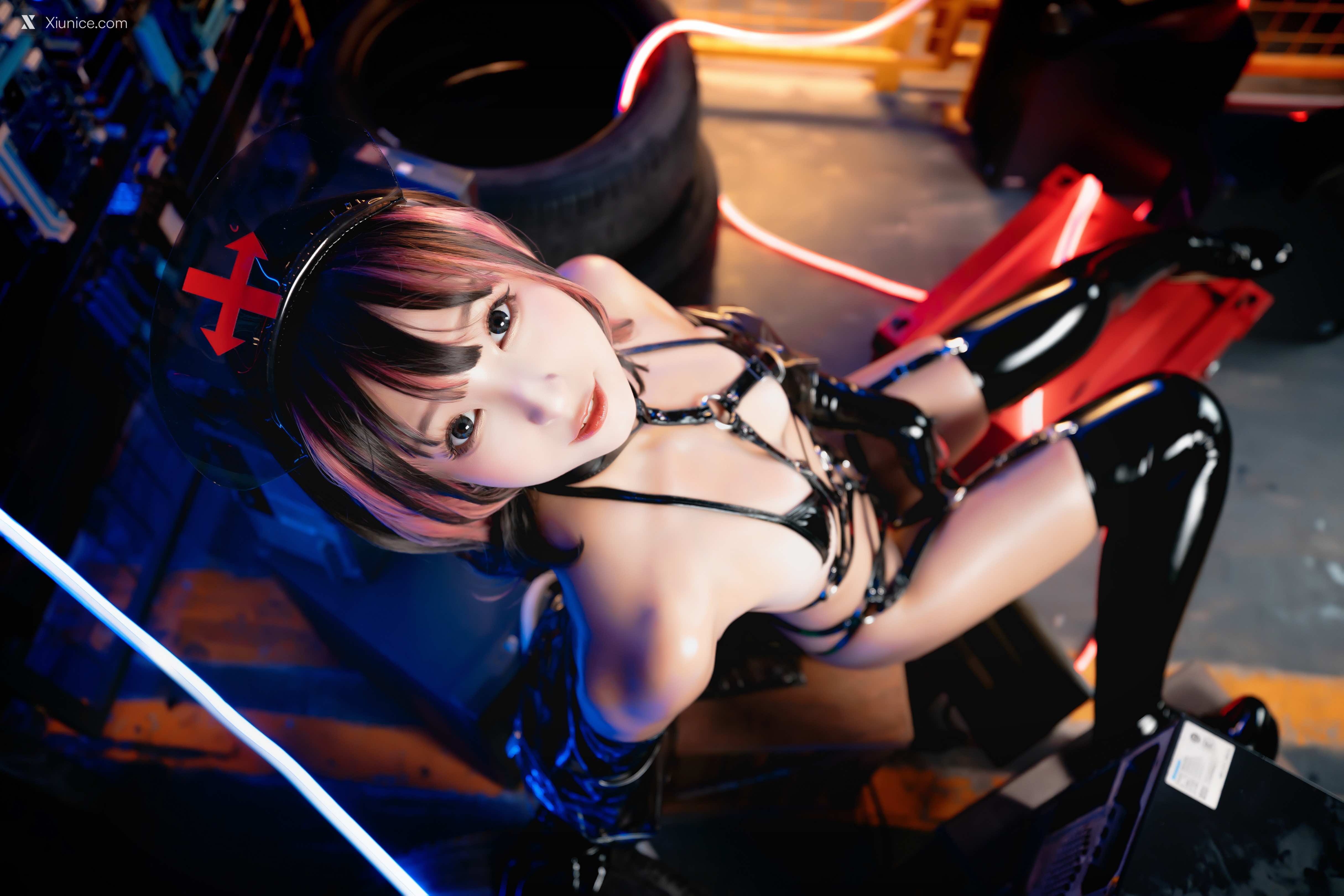 Coser@神楽坂真冬 Vol.057 绝对企画-透明黑白护士双人《無色哲学》 第23张