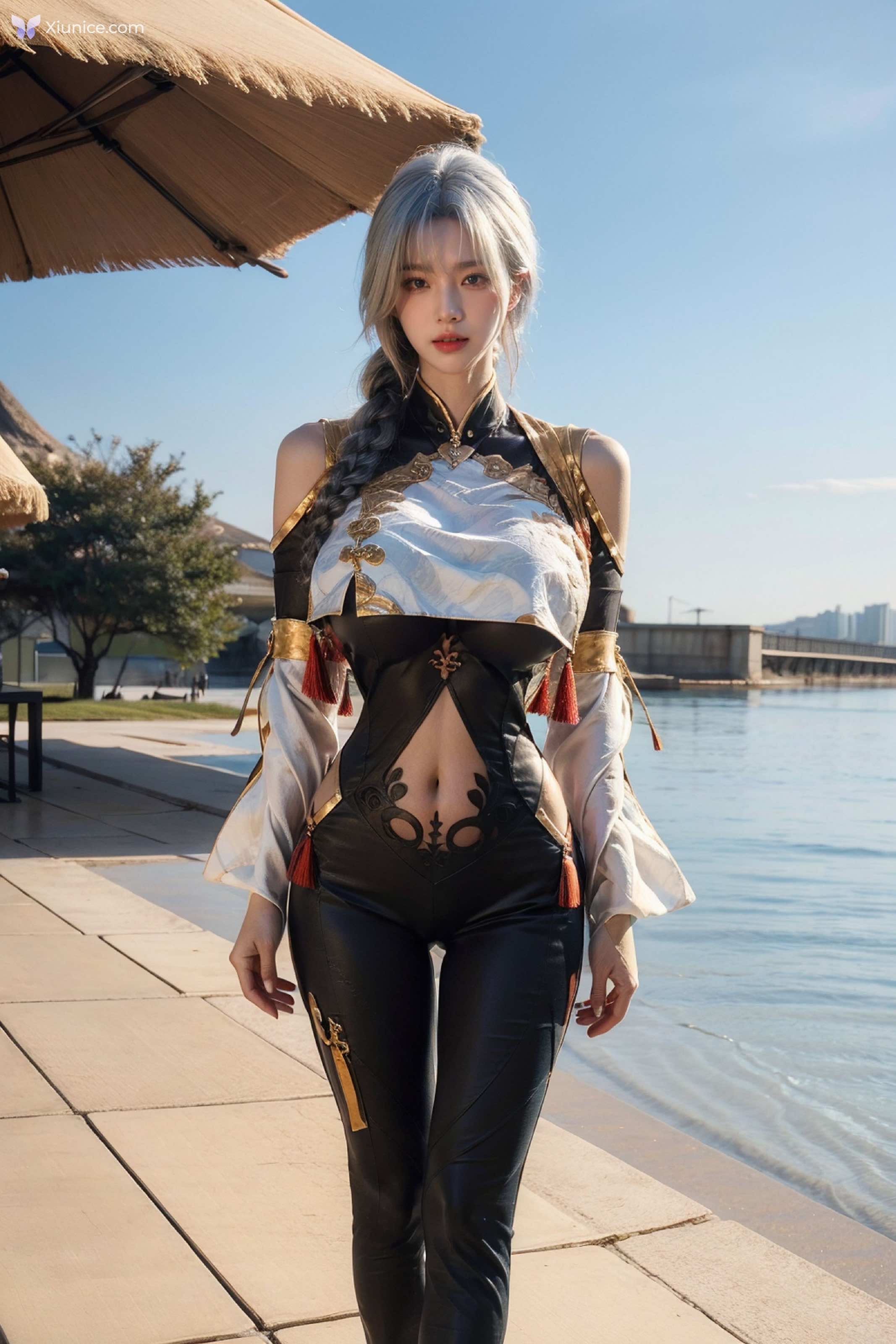 AI Girl 拟实画风-姐姐的剑灵COS 第129张