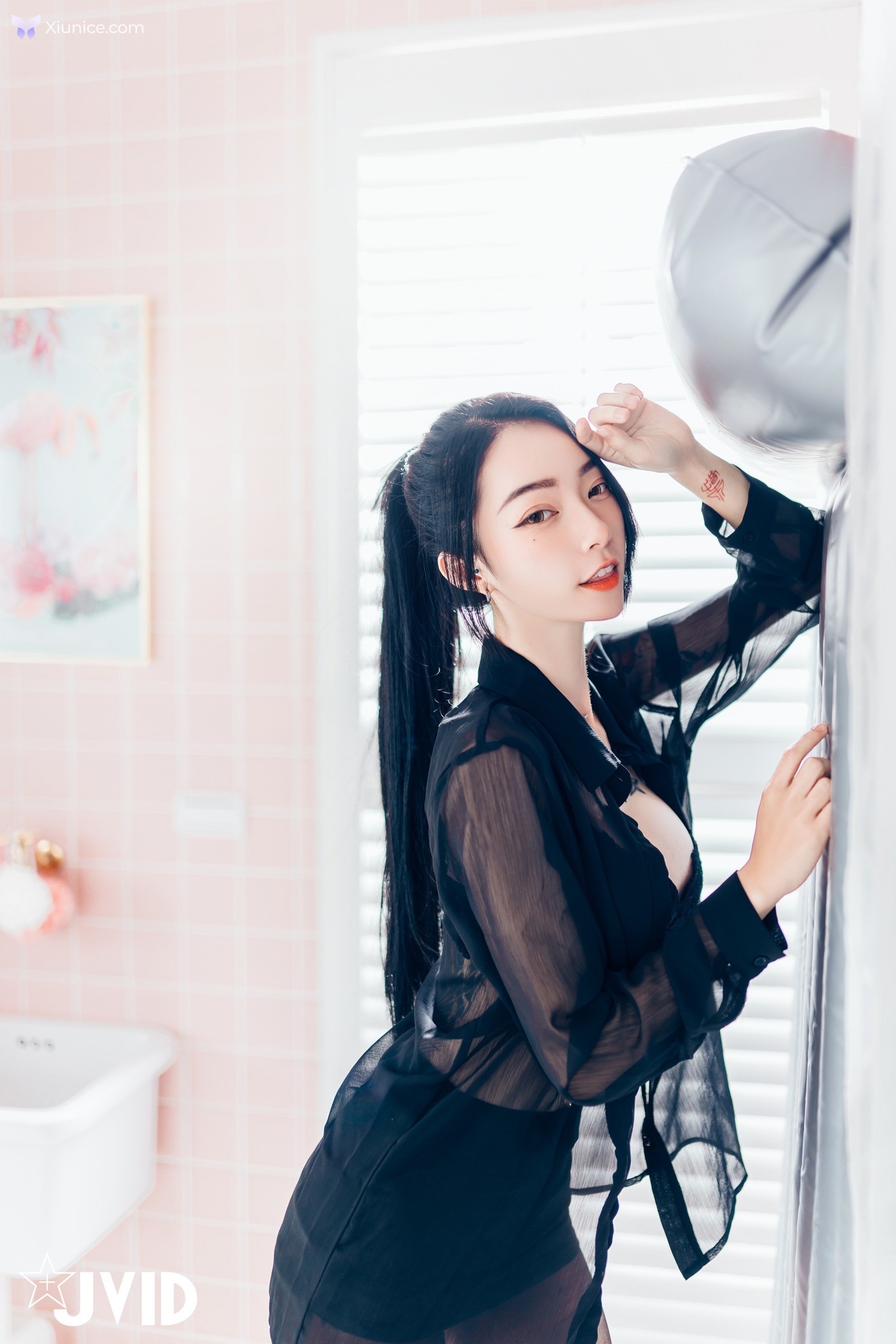 JVID Lele 樂樂 飄飄哥 – 上司新人下属 无内黑丝终极奥义 第88张