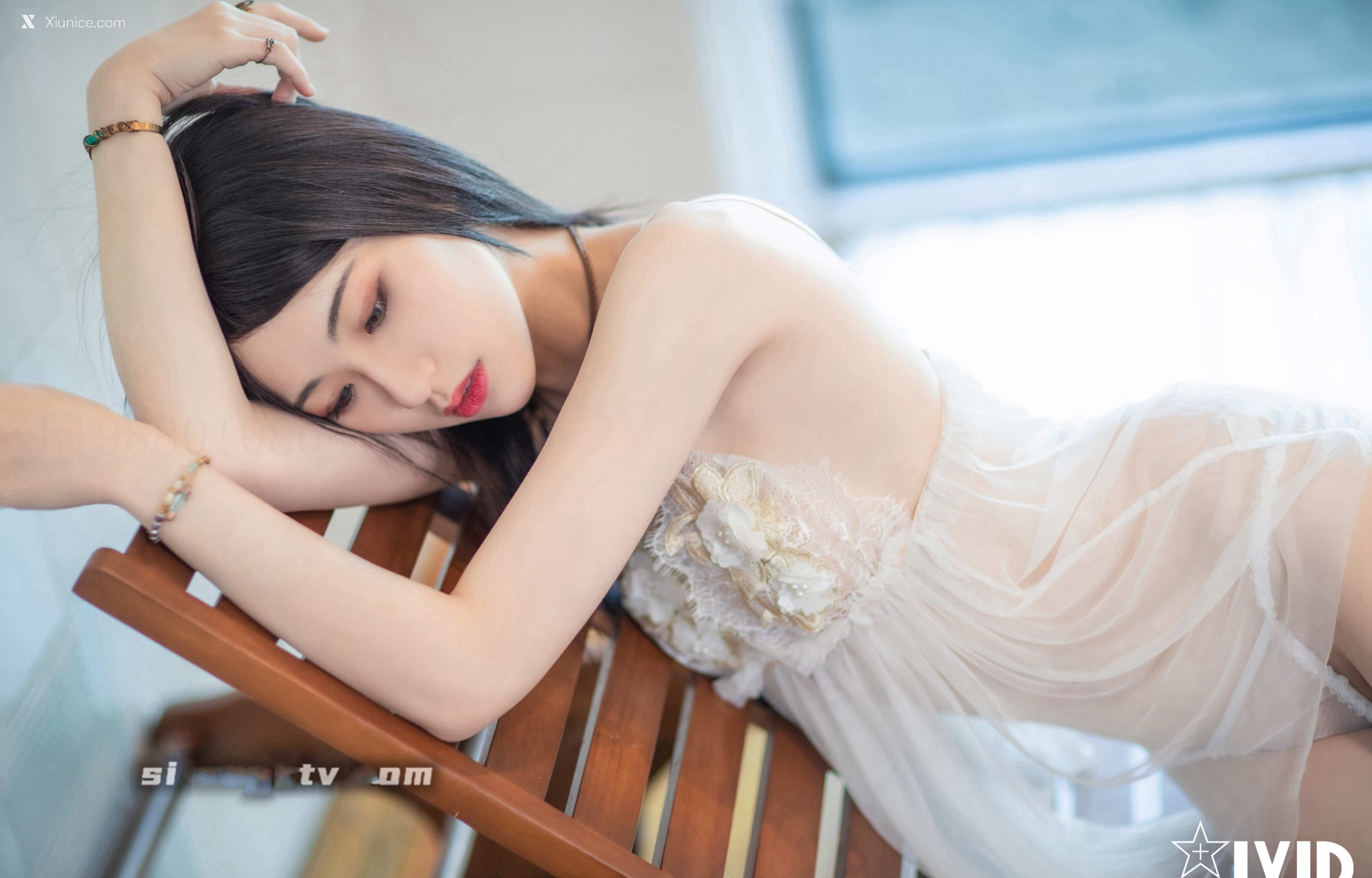 JVID – Ali-White lace pajamas 第46张