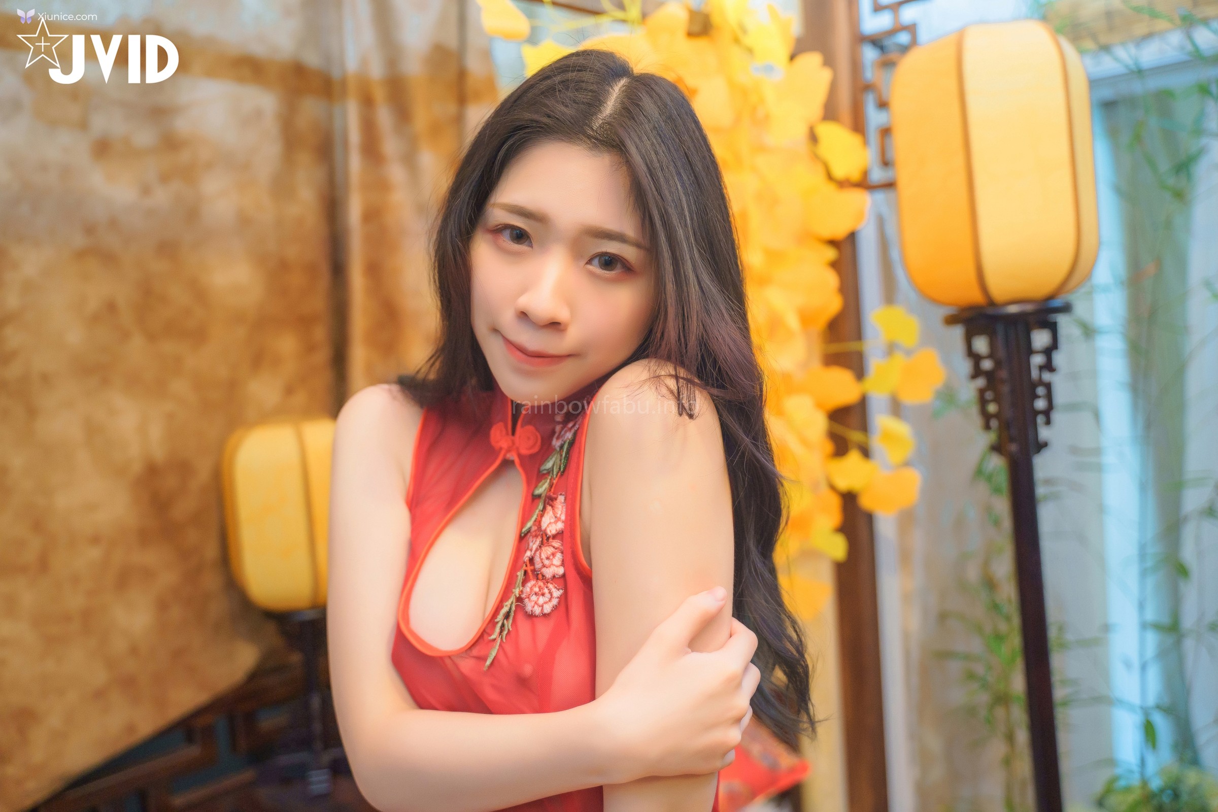 JVID 茶理 加加喵 Jamie – 賀歲特輯 鮑鮑換紅包哥哥爸爸在小穴射越多就可以領越多 第75张