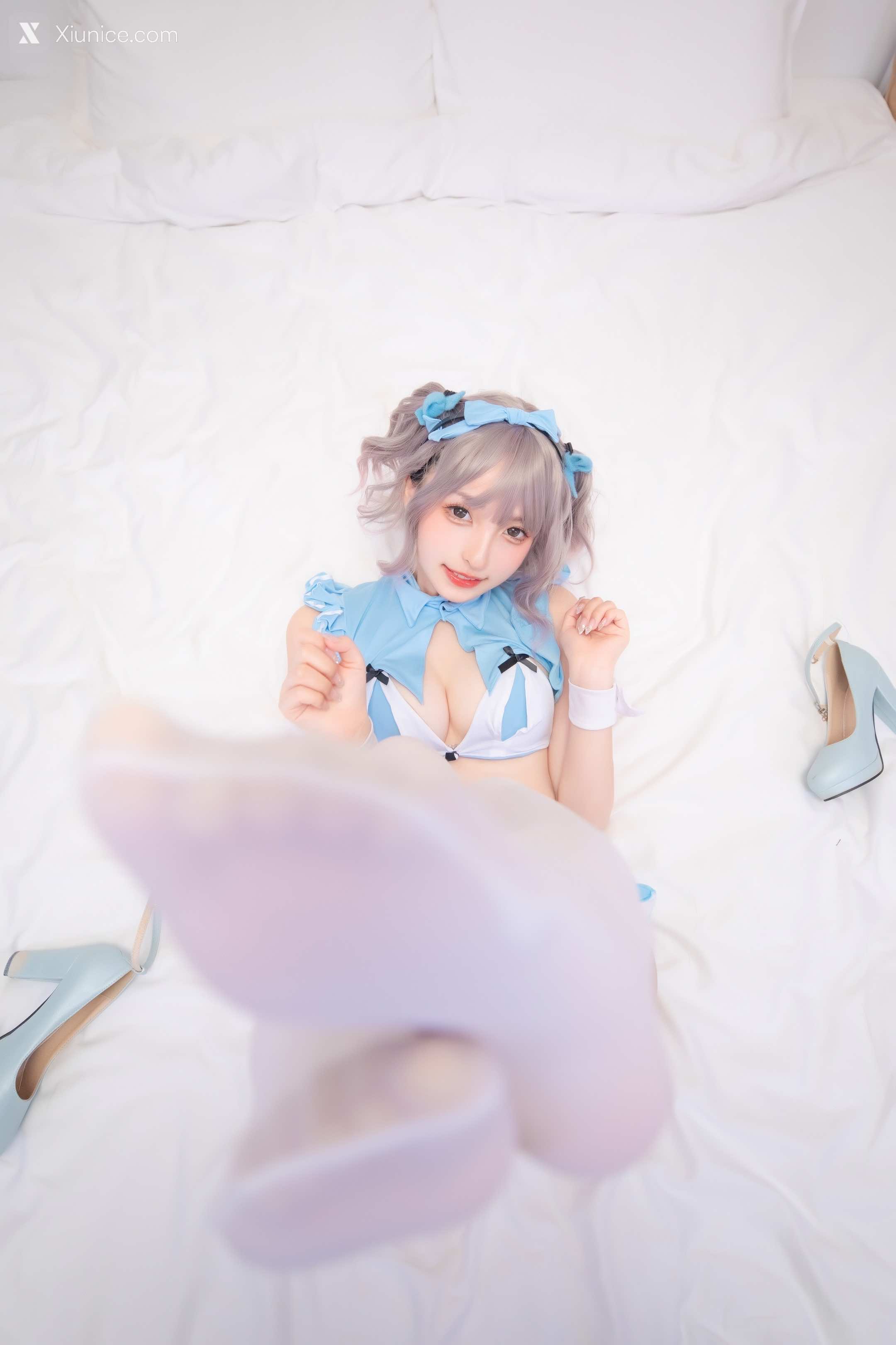 Coser@神楽坂真冬 Vol.097 蓝调女仆 第66张