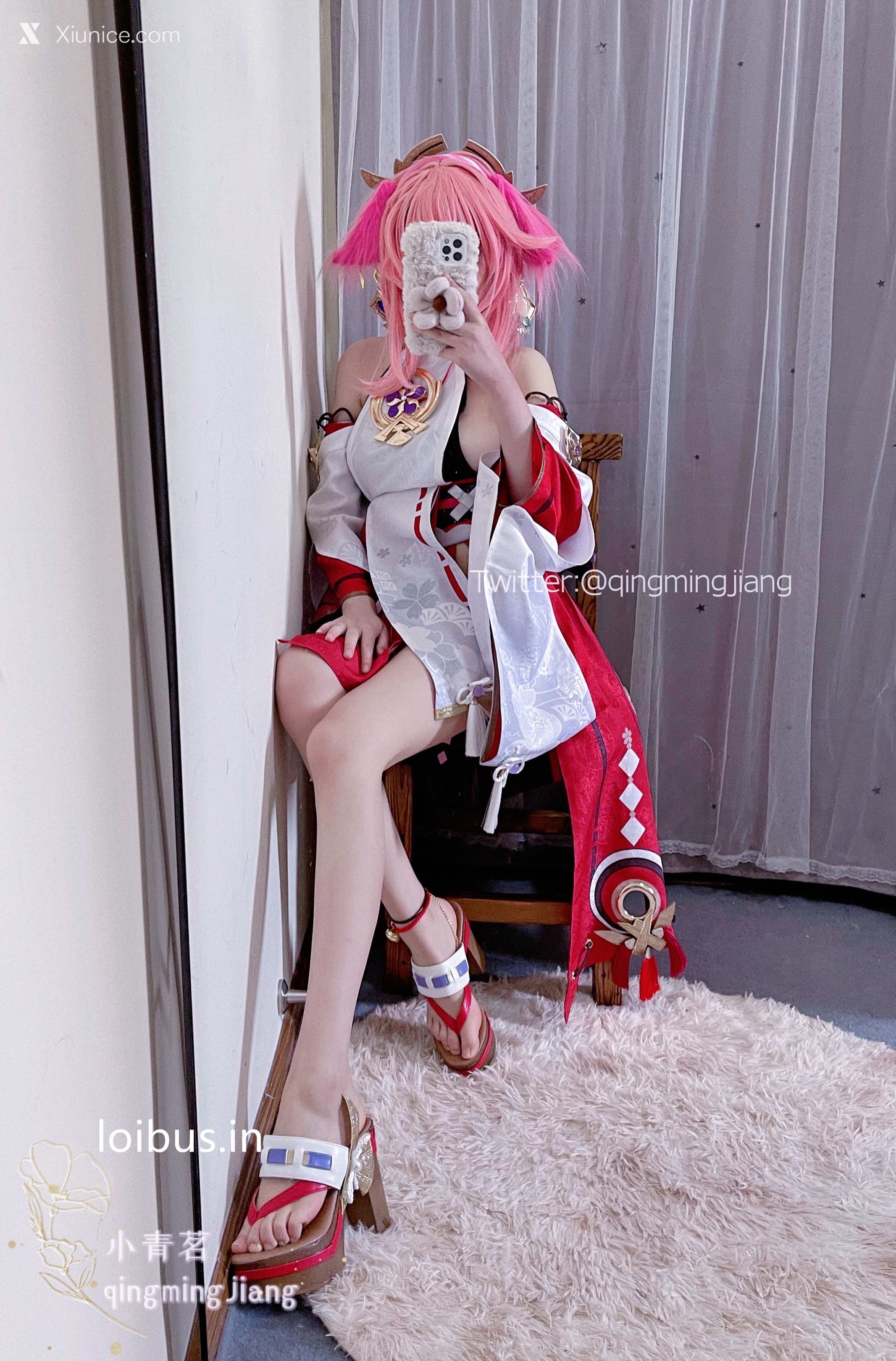 Coser@小青茗 八重神子 第14张