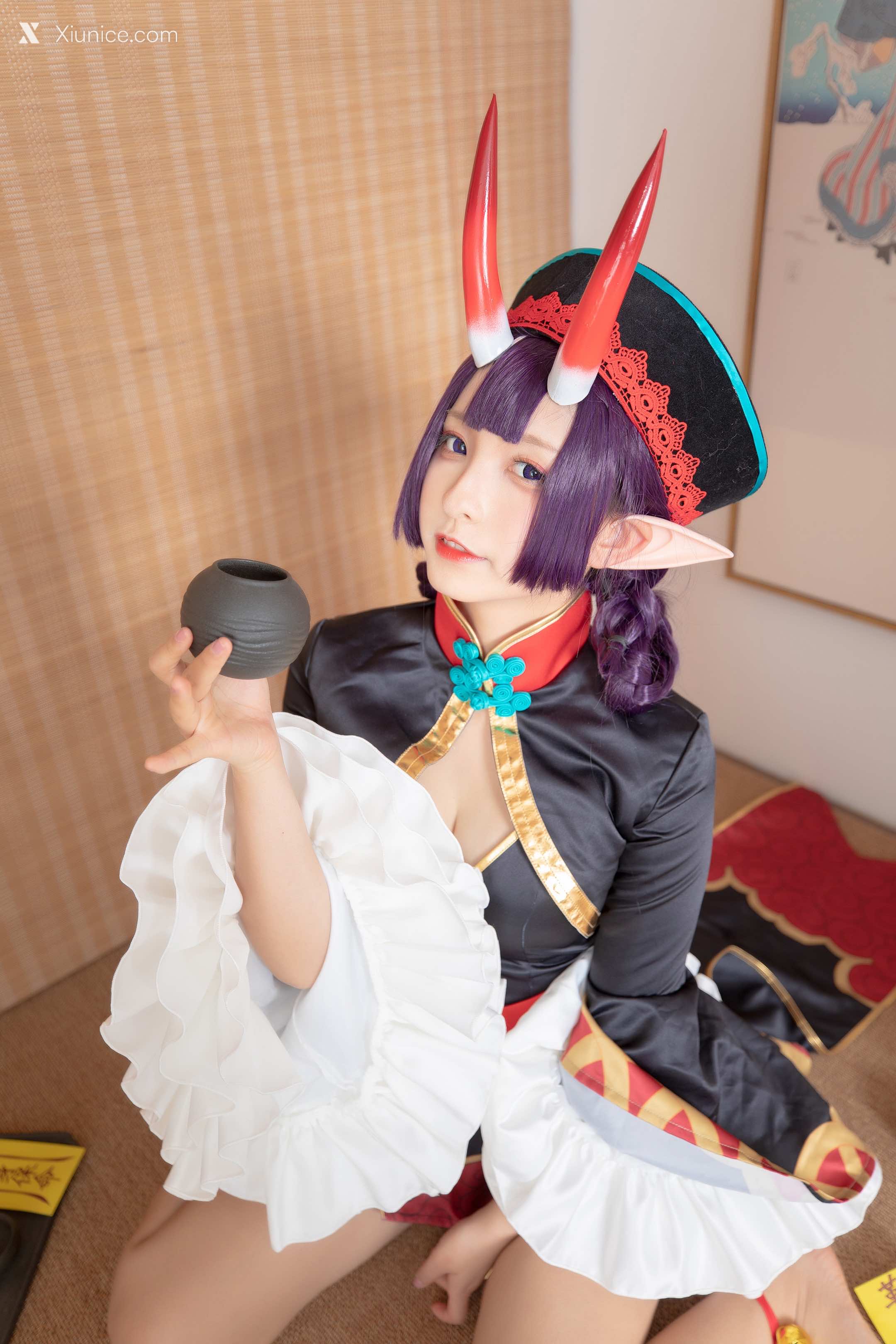 Coser@神楽坂真冬 Vol.061 绝对企画-酒吞cos《果実の酒気》 第4张