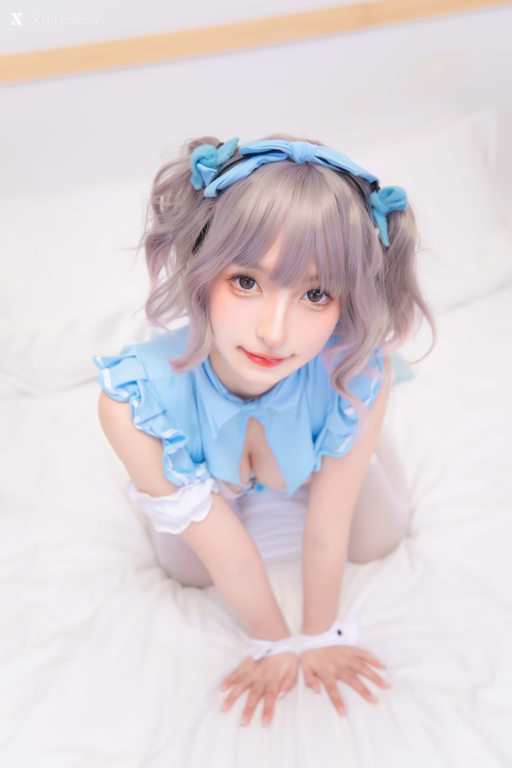 Coser@神楽坂真冬 Vol.097 蓝调女仆 第4张