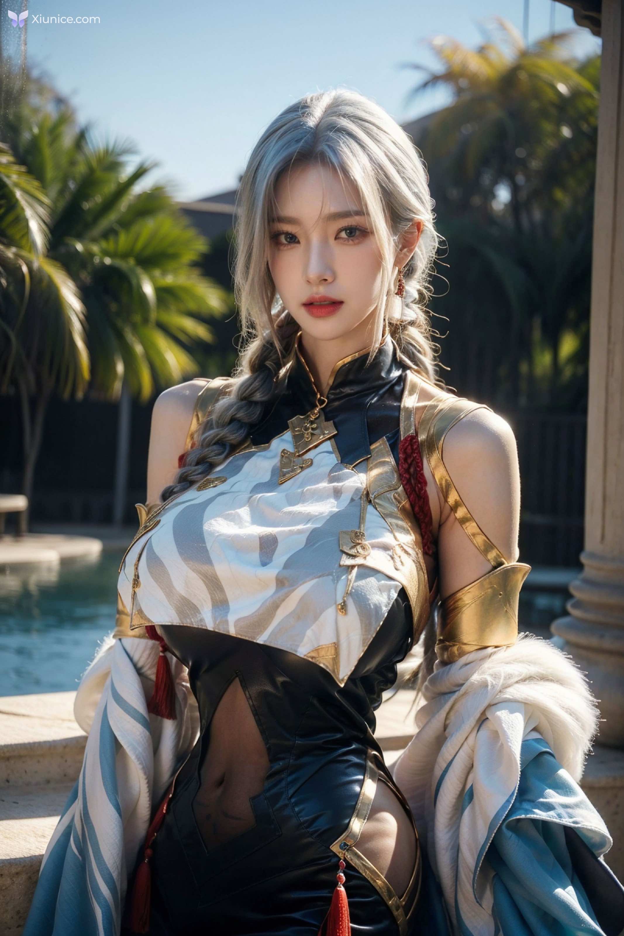 AI Girl 拟实画风-姐姐的剑灵COS 第159张