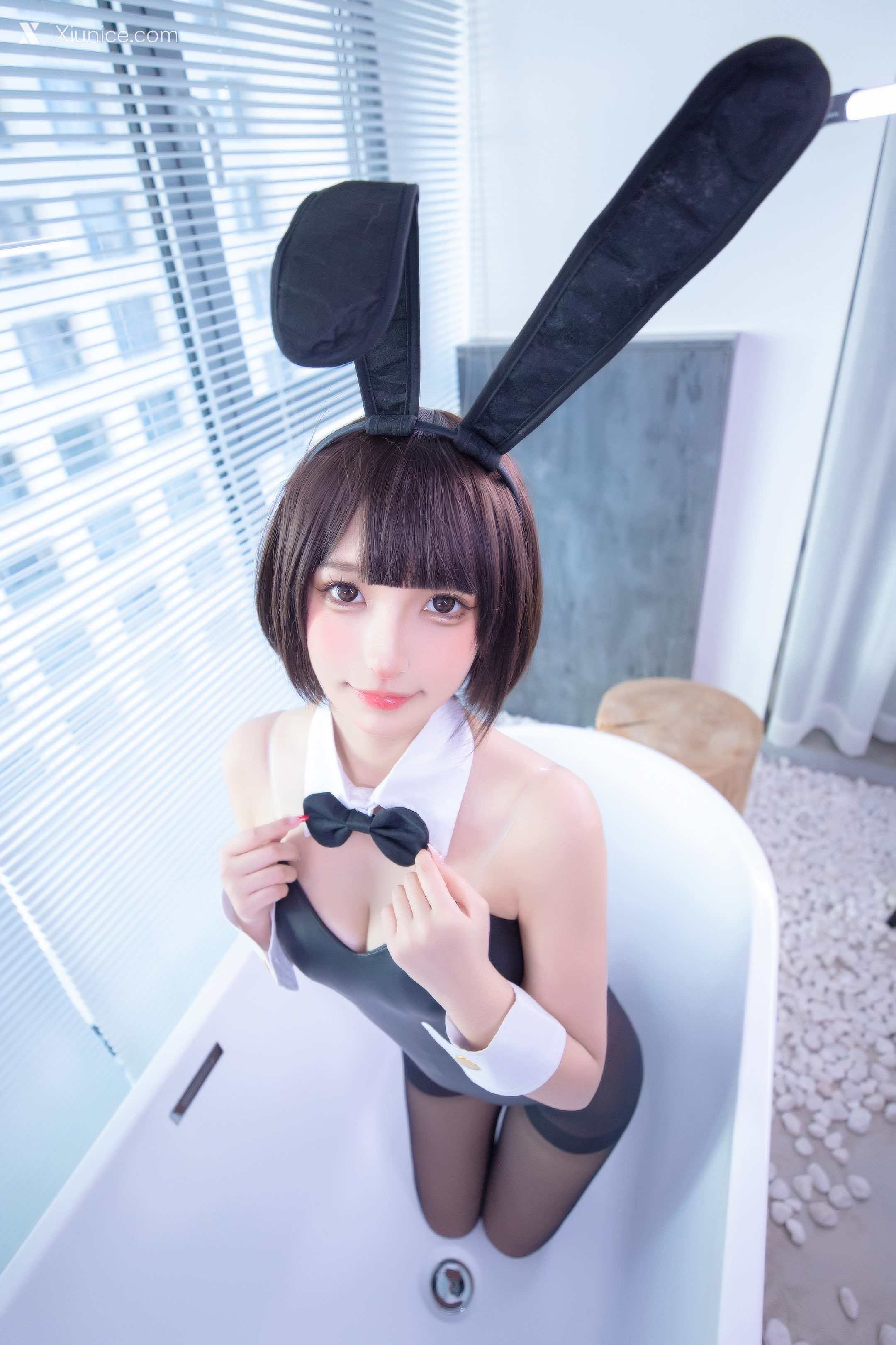 Coser@神楽坂真冬 Vol.089 绝对企画-兔女郎与钢管《バニーバブル》 第97张