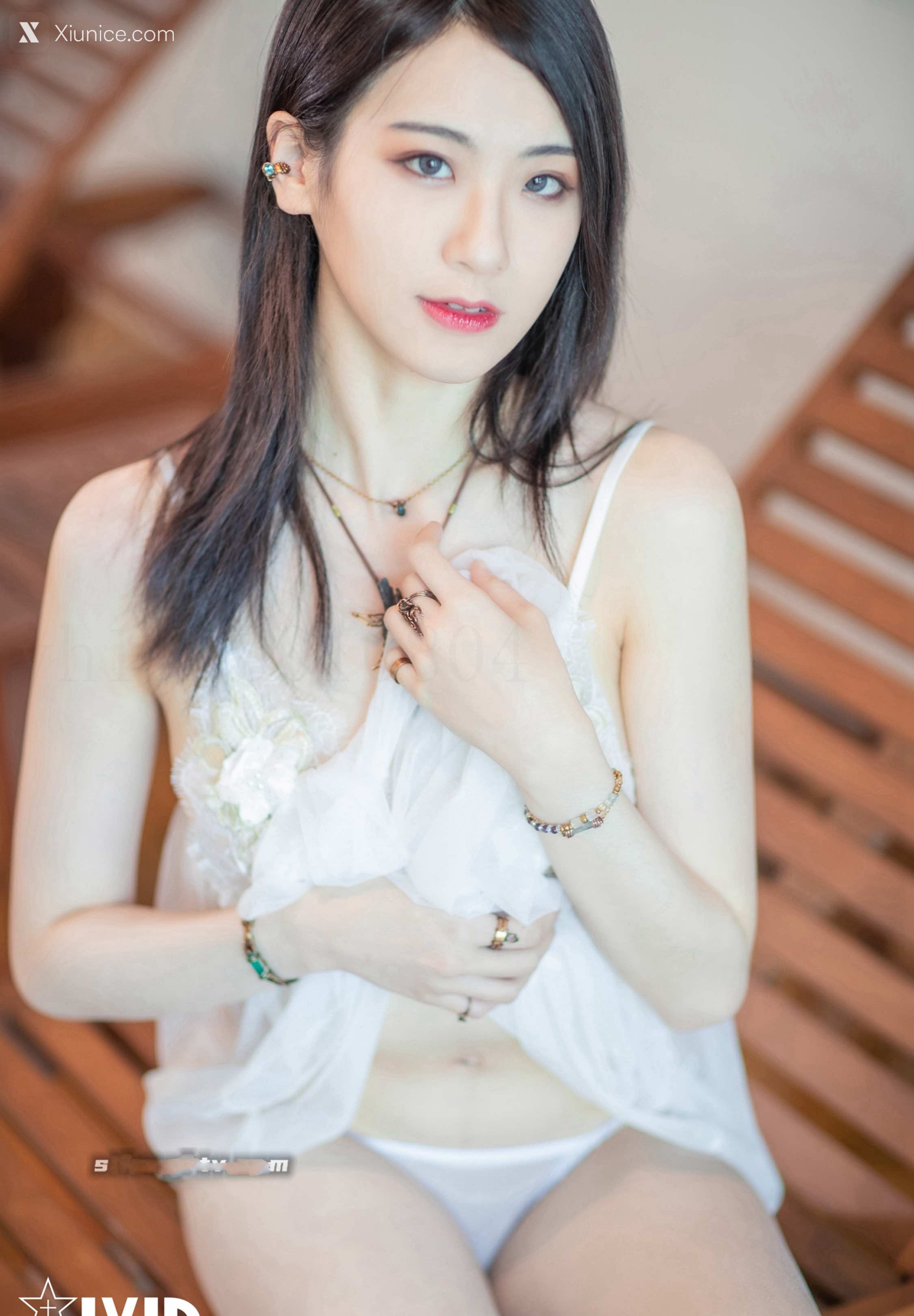 JVID – Ali-White lace pajamas 第8张