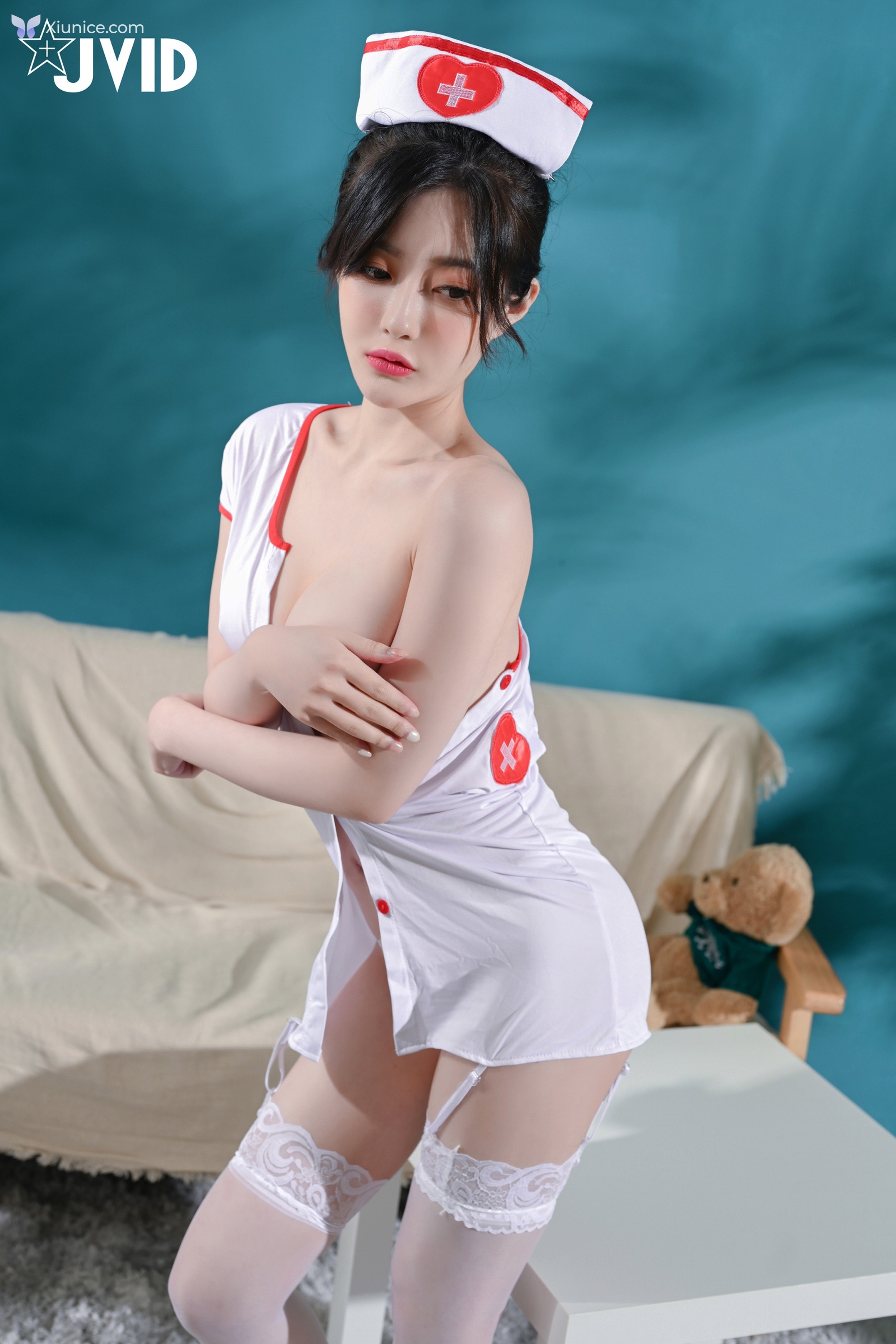 JVID 璃奈醬 – 打完疫苗是不是發燒酸痛痛小護士璃奈醬全心陪伴照顧你還沒輪到打疫苗超幹沒關係璃奈醬腳開開給你在神鮑裡注入白色汁液 第159张