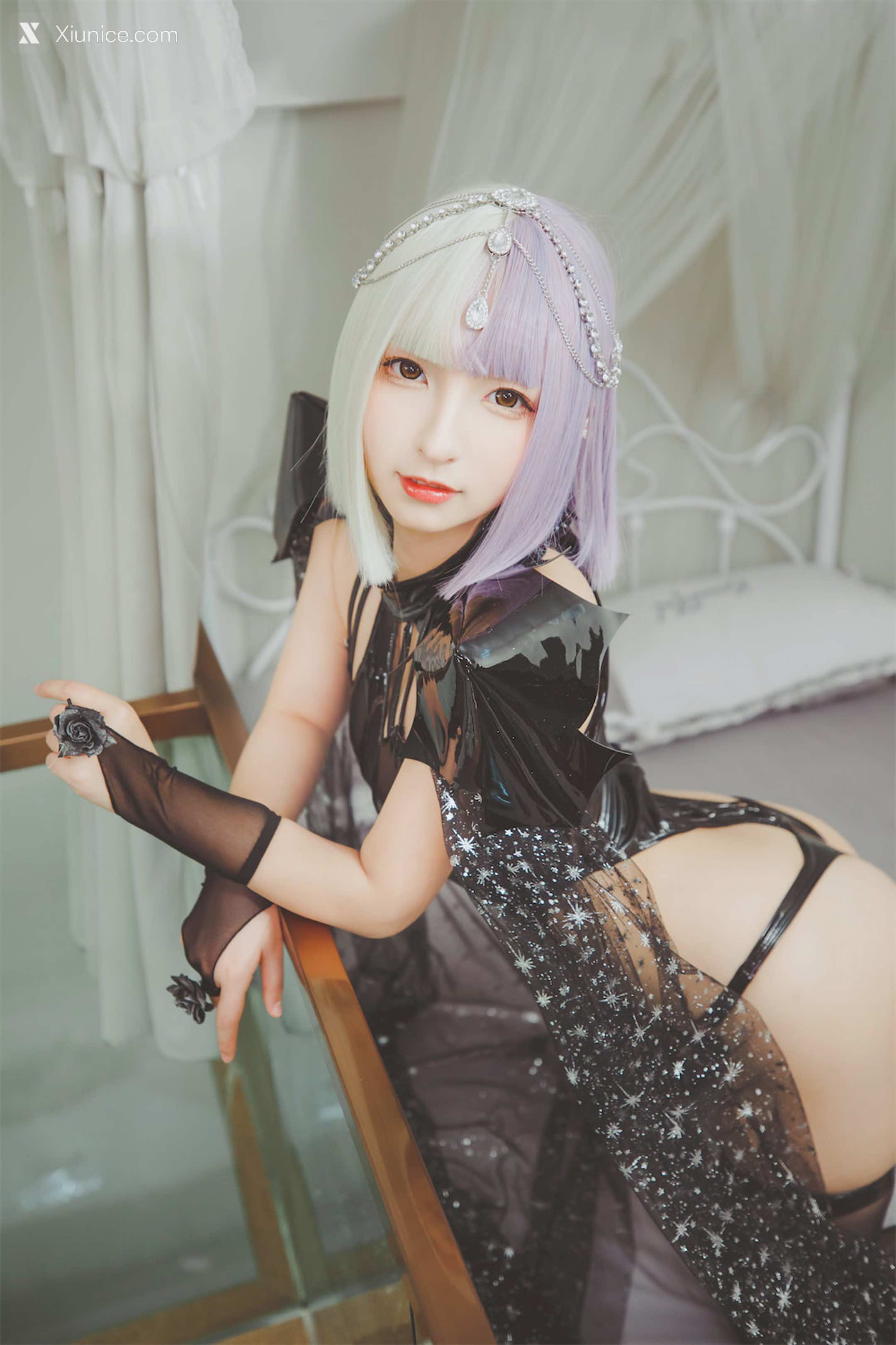 Coser@神楽坂真冬 Vol.082 绝对企画-黑白丝《柔らかい永遠》 第5张