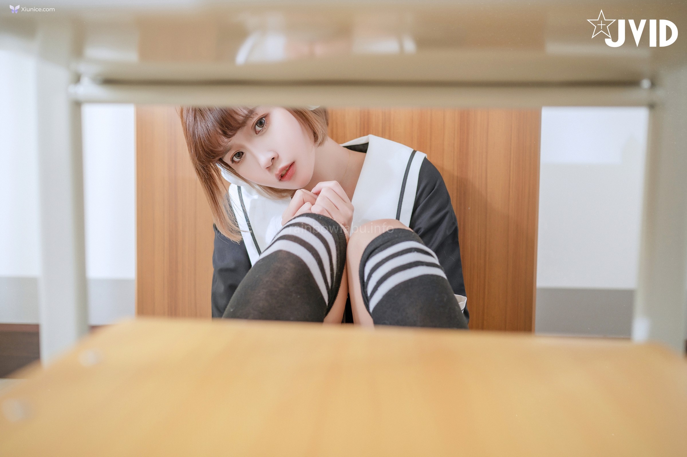 JVID 果寶寶 葉思敏 – 淫欲の萌兔學園 女神級巨乳同框果寶寶和葉思敏在教室裡搞出什麼火花讓老師好難為情 第60张
