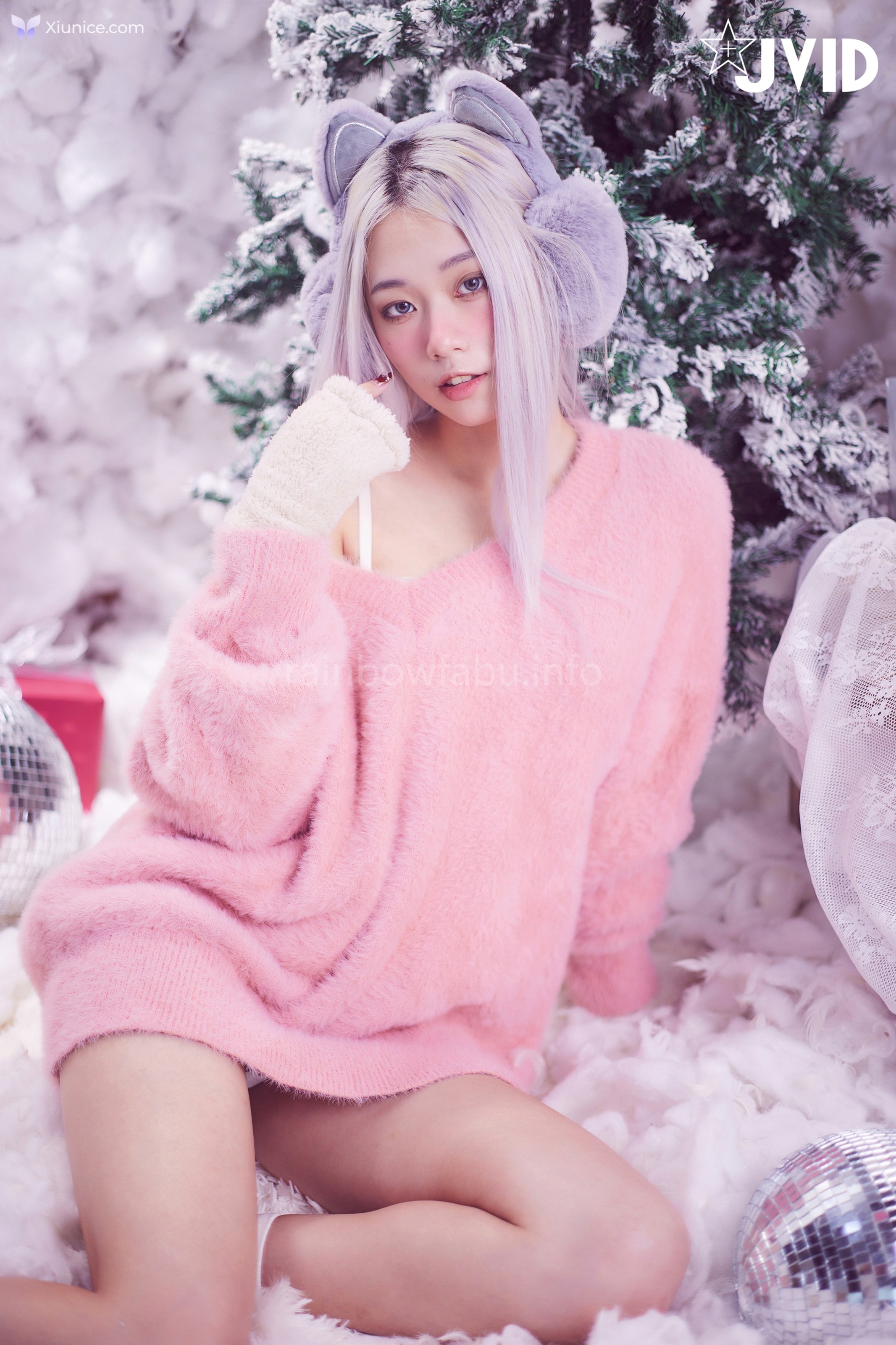 JVID Verna – 性感的愛死寂寞人雪女Verna陪你度過聖誕寒冬 第106张