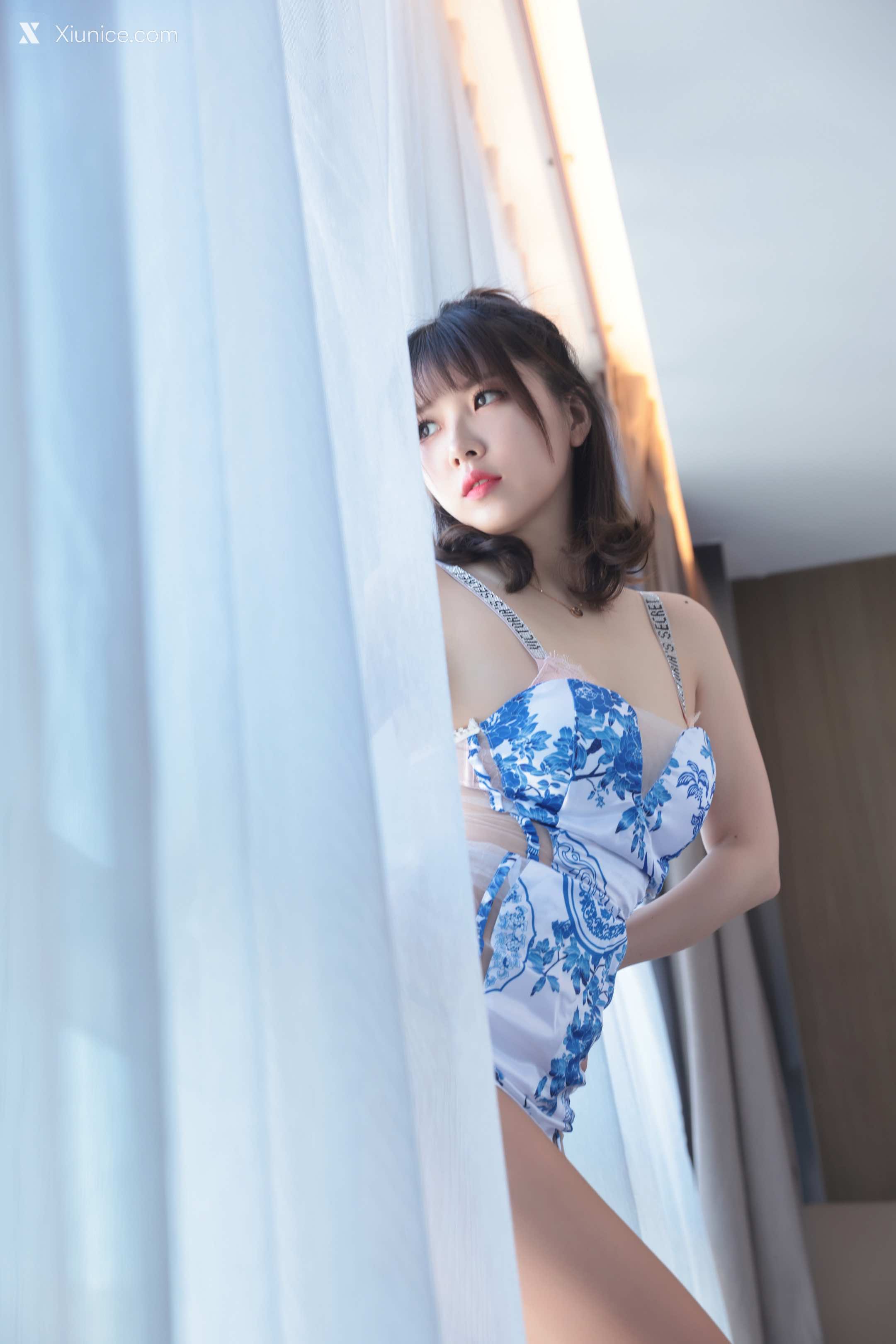 Coser@小女巫露娜 青花瓷旗袍 第84张