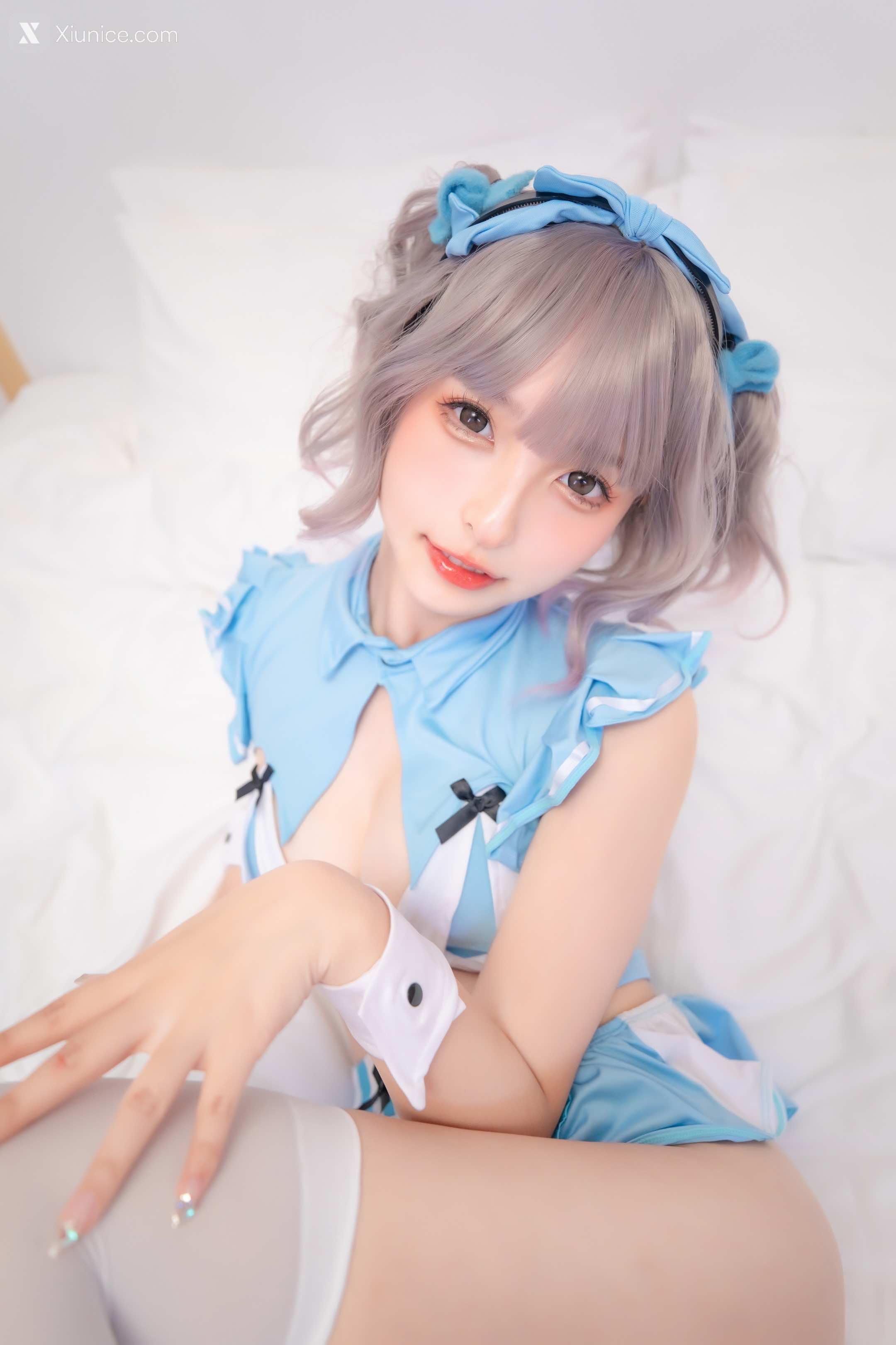 Coser@神楽坂真冬 Vol.097 蓝调女仆 第29张