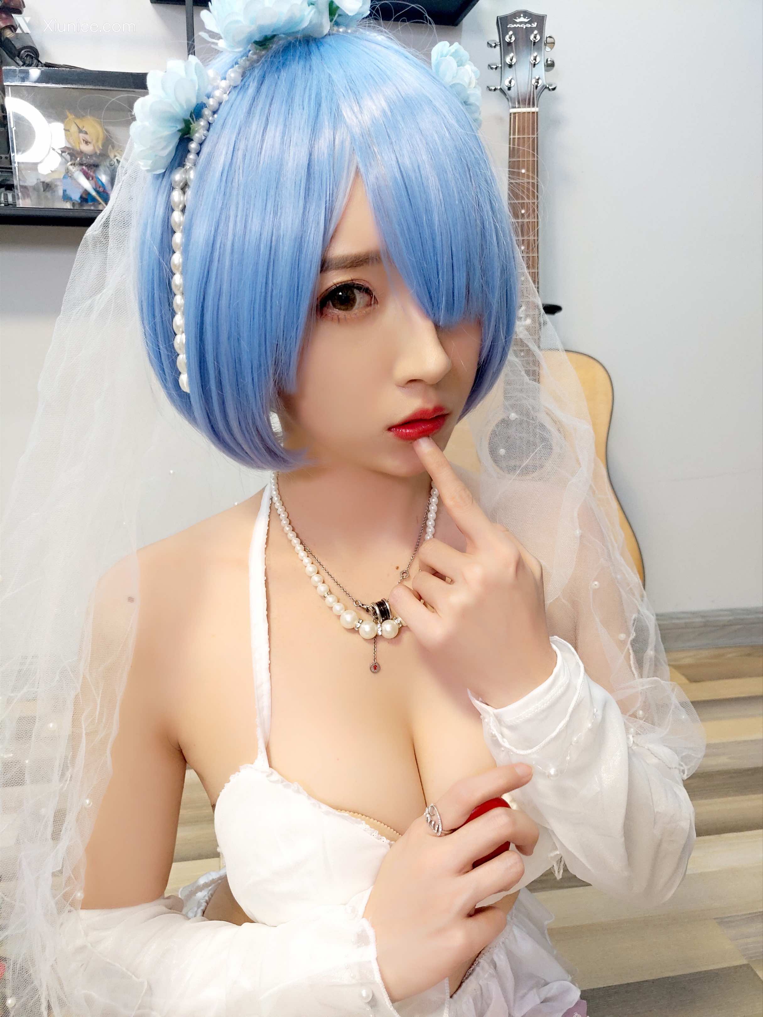 Coser@小女巫露娜 Vol.006 雷姆婚纱 第3张