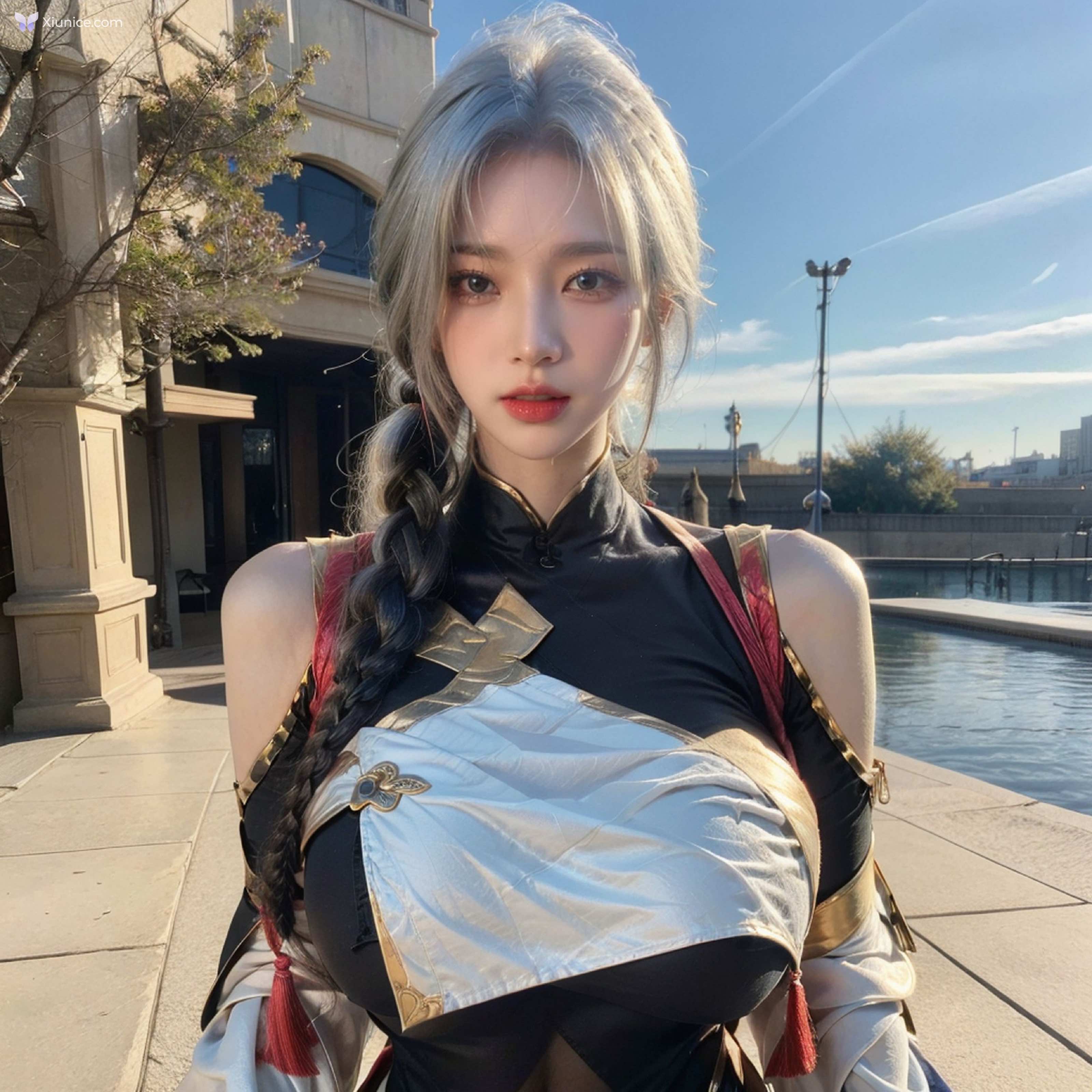AI Girl 拟实画风-姐姐的剑灵COS 第108张