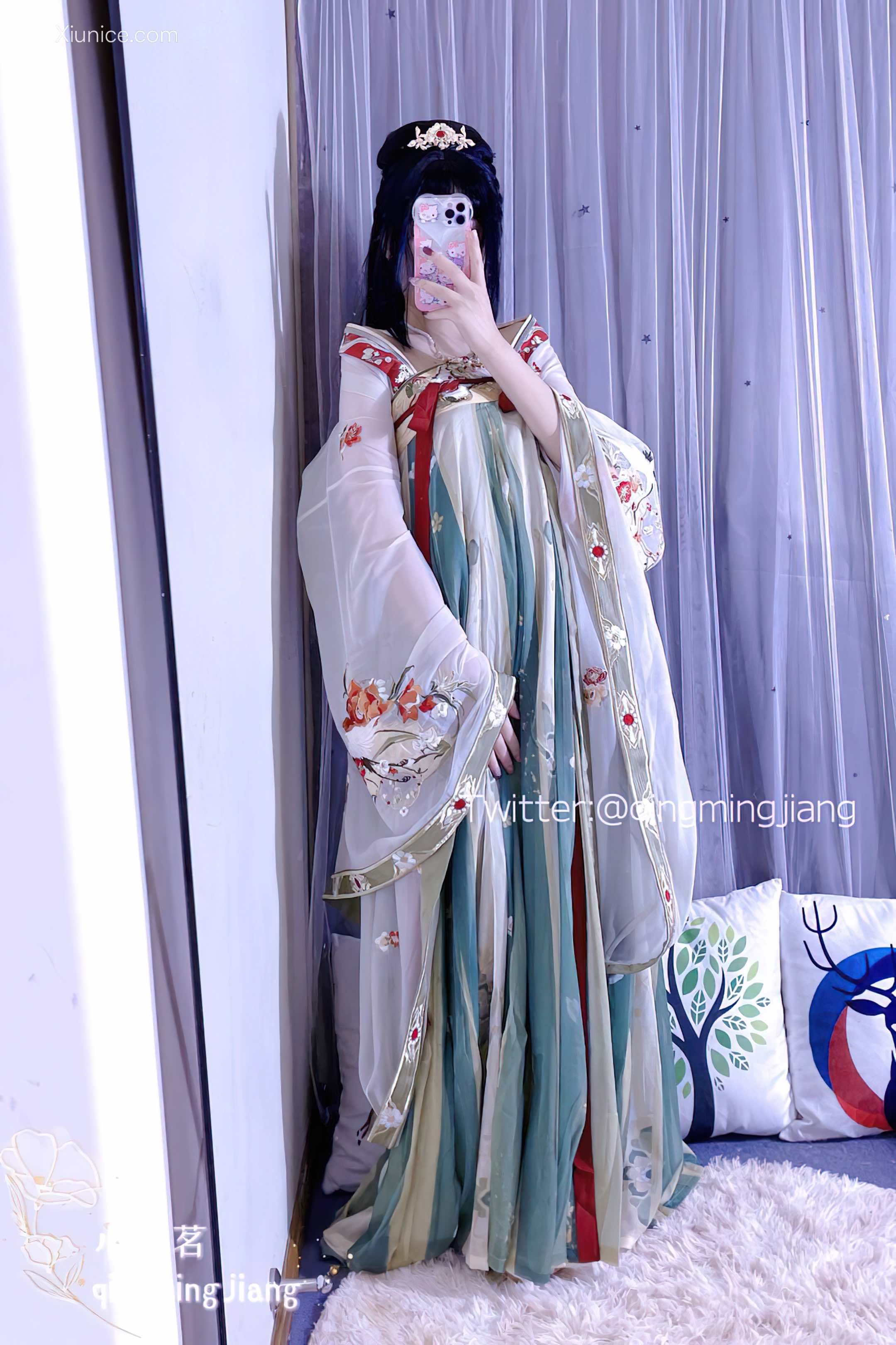 Coser@小青茗 唯美唐装古风下的美妙胴体 第39张