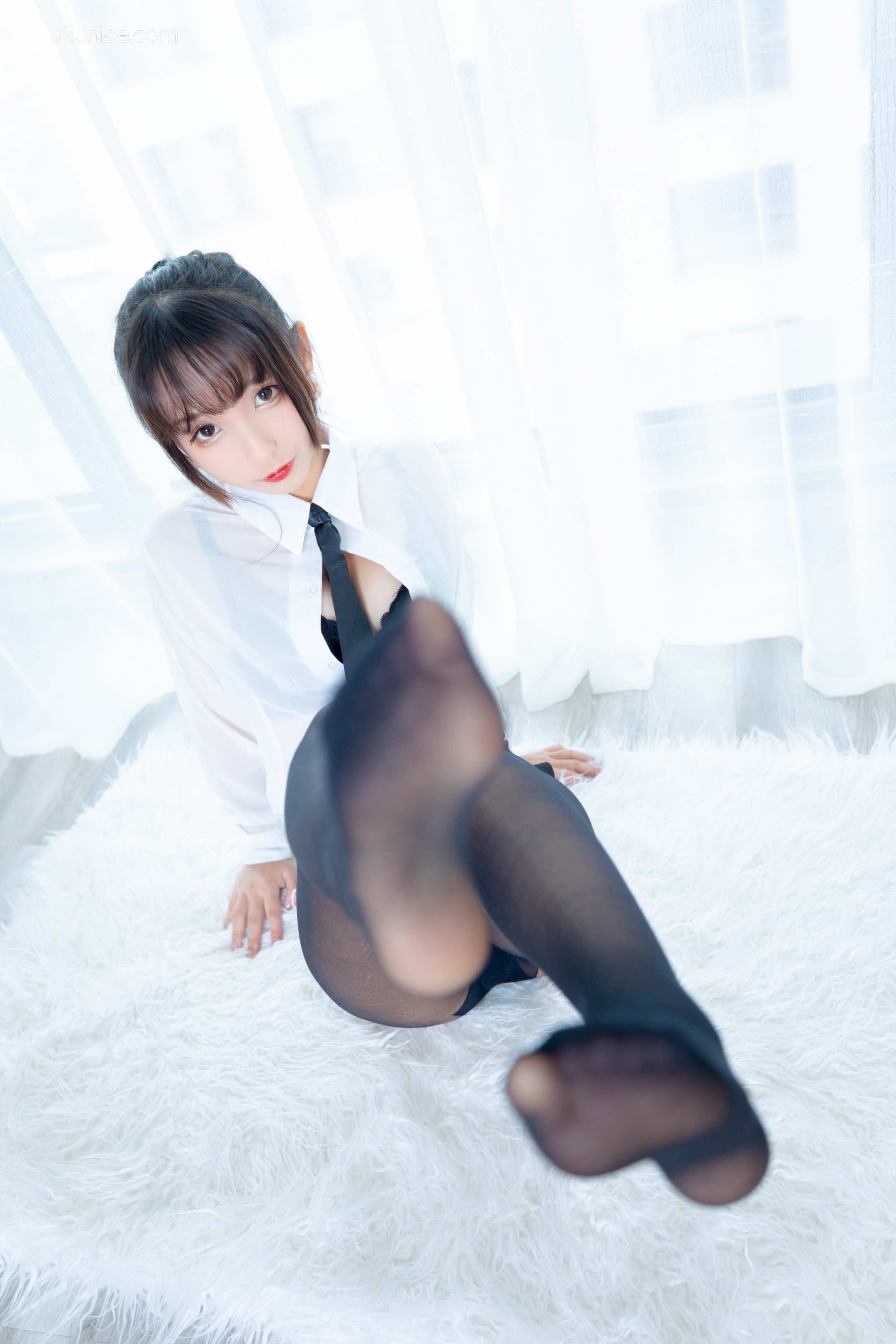 Coser@神楽坂真冬 Vol.055 电子相册-白色办公室《ホワイトオフィス》 第37张