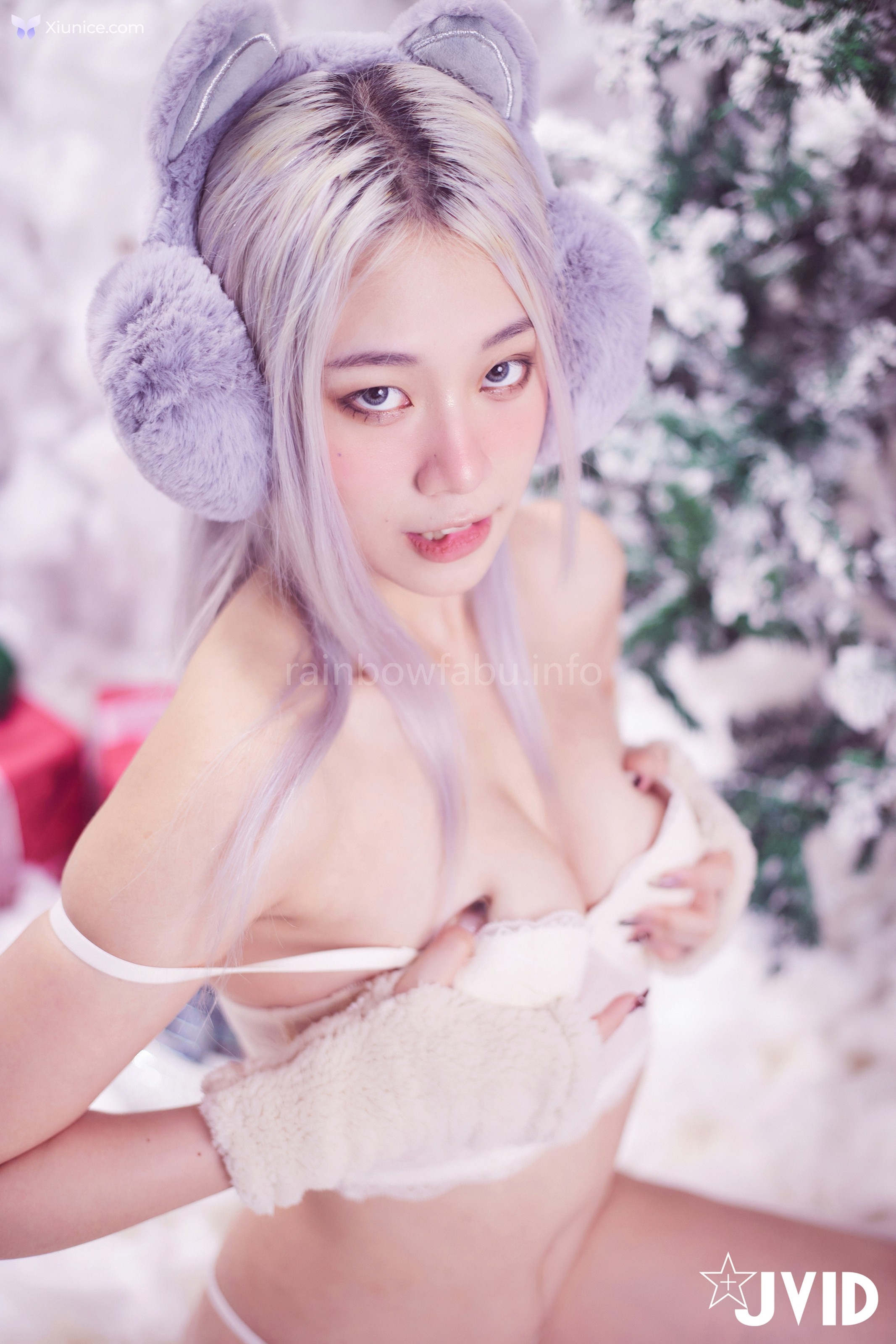 JVID Verna – 性感的愛死寂寞人雪女Verna陪你度過聖誕寒冬 第120张