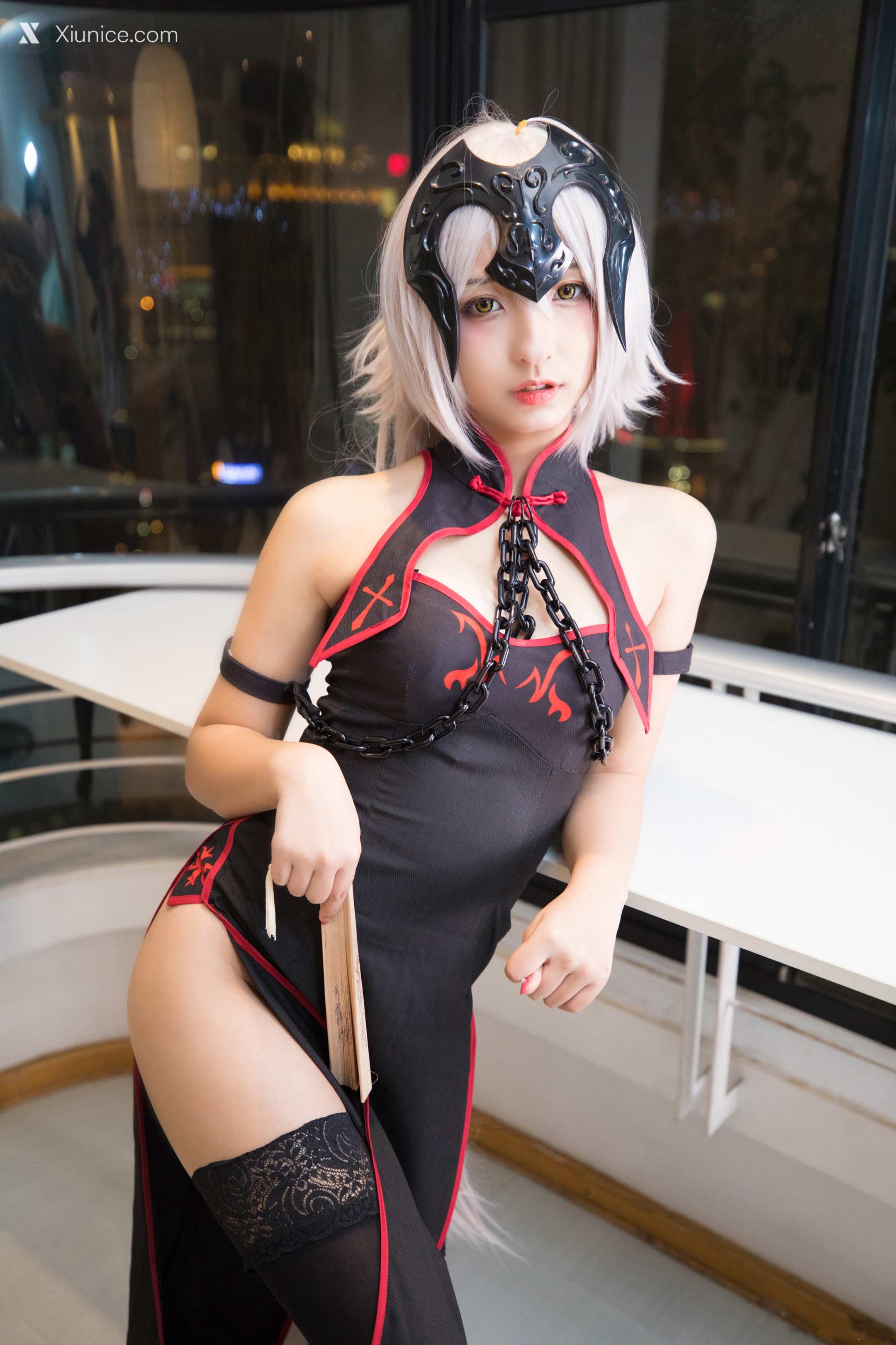 Coser@神楽坂真冬 Vol.037 电子相册-旗袍黑贞 第91张