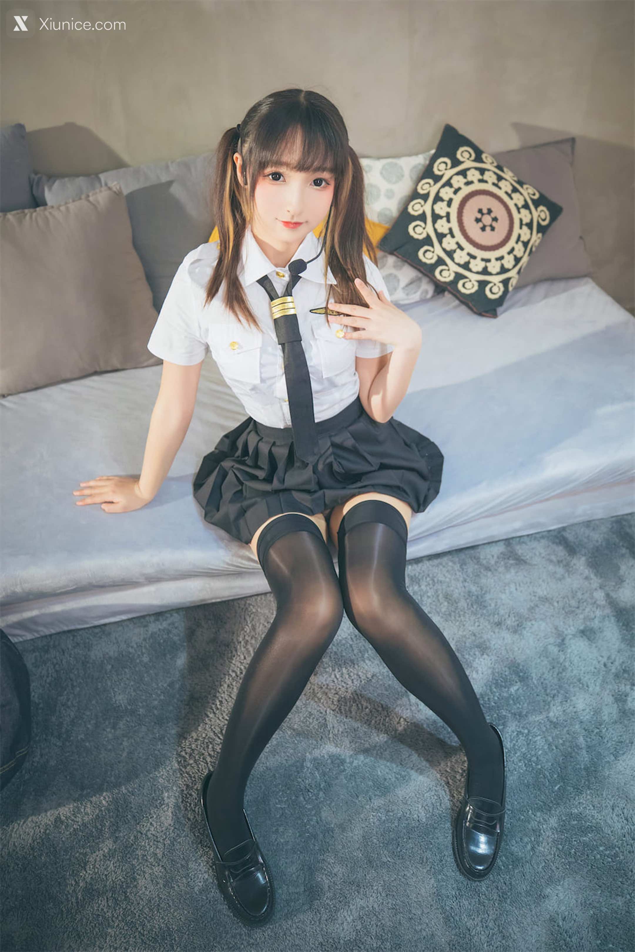 Coser@神楽坂真冬 Vol.081 绝对企画-黑丝皮衣《お帰りなさい、指揮官》 第147张