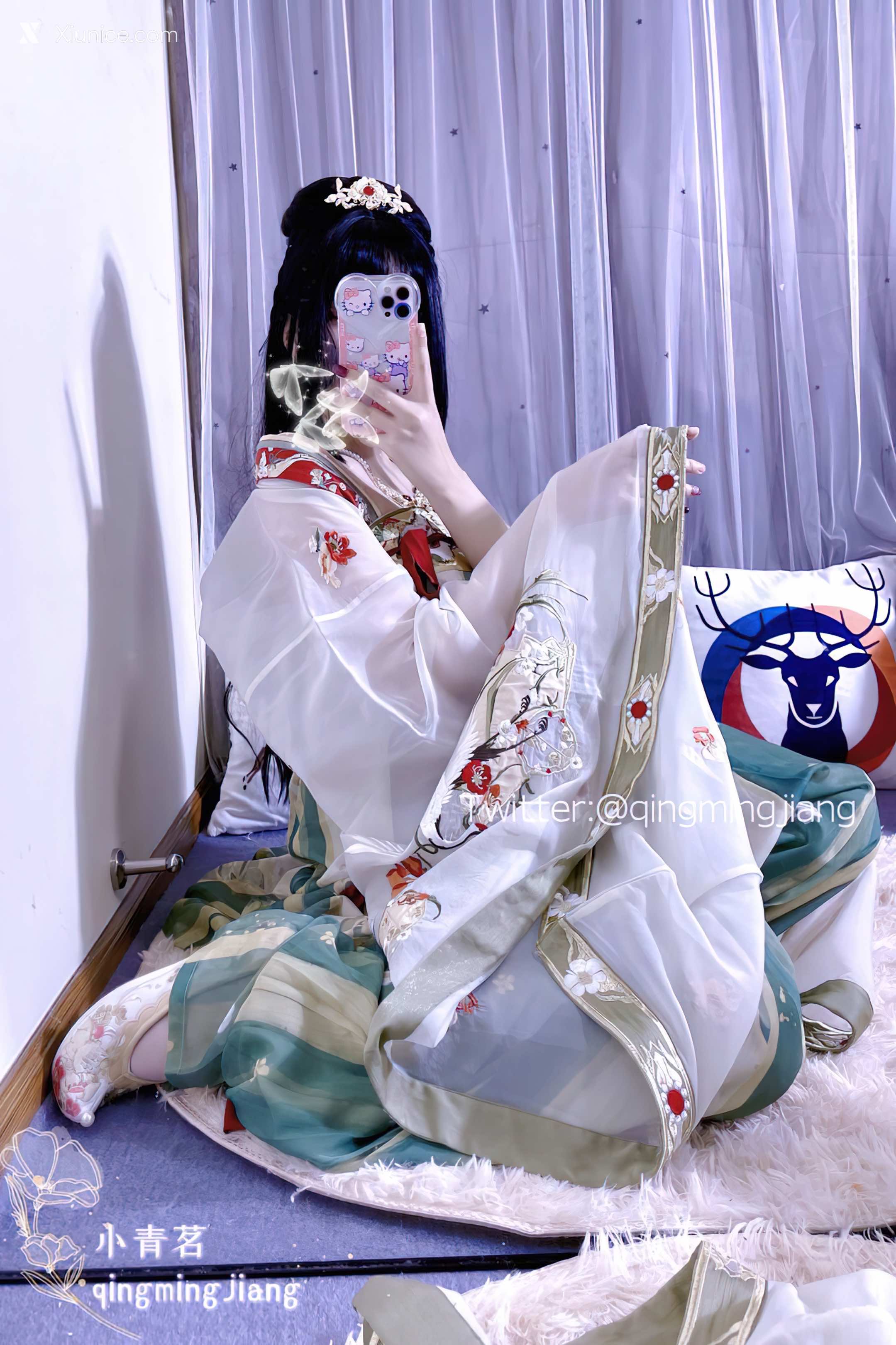 Coser@小青茗 唯美唐装古风下的美妙胴体 第31张
