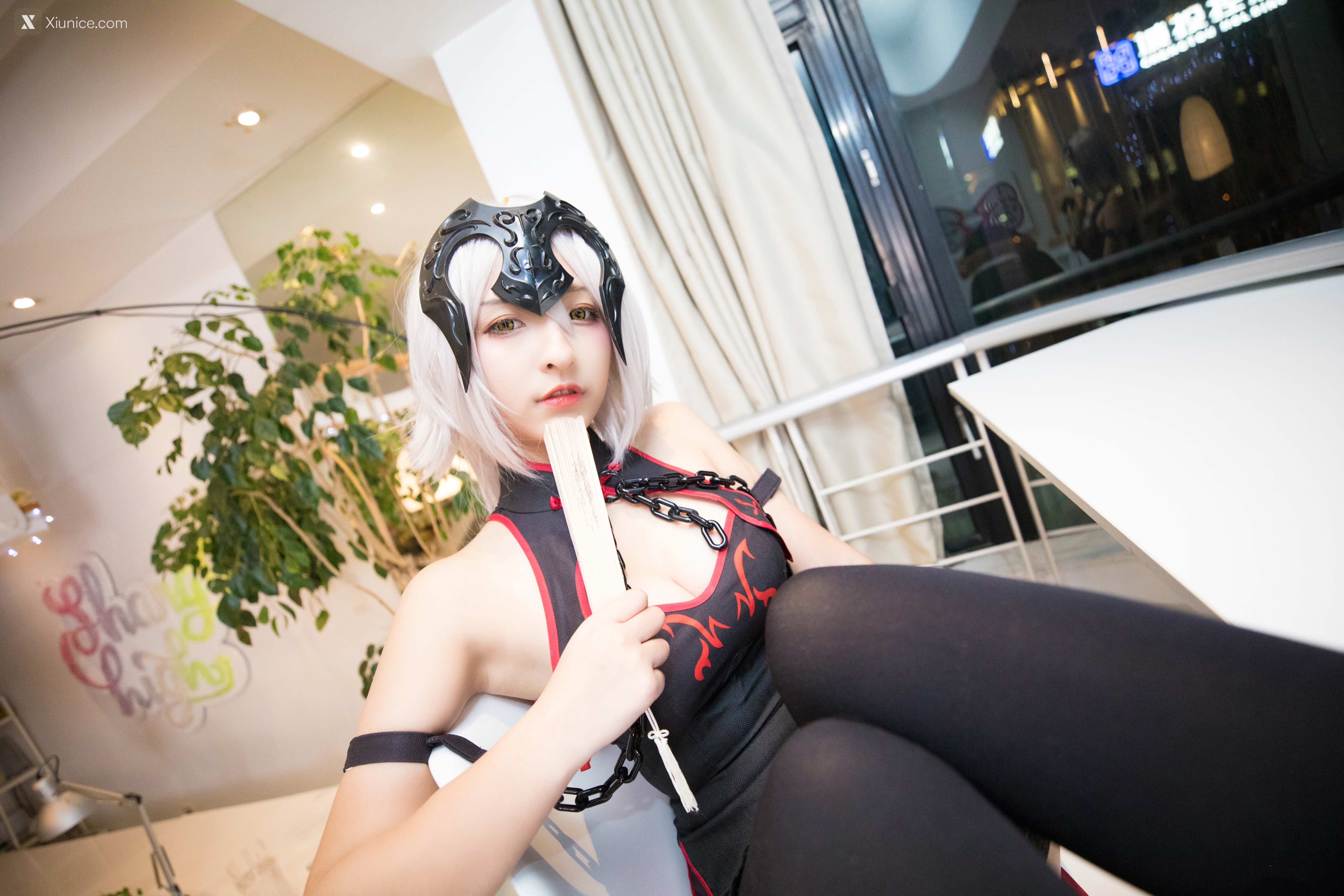Coser@神楽坂真冬 Vol.037 电子相册-旗袍黑贞 第25张