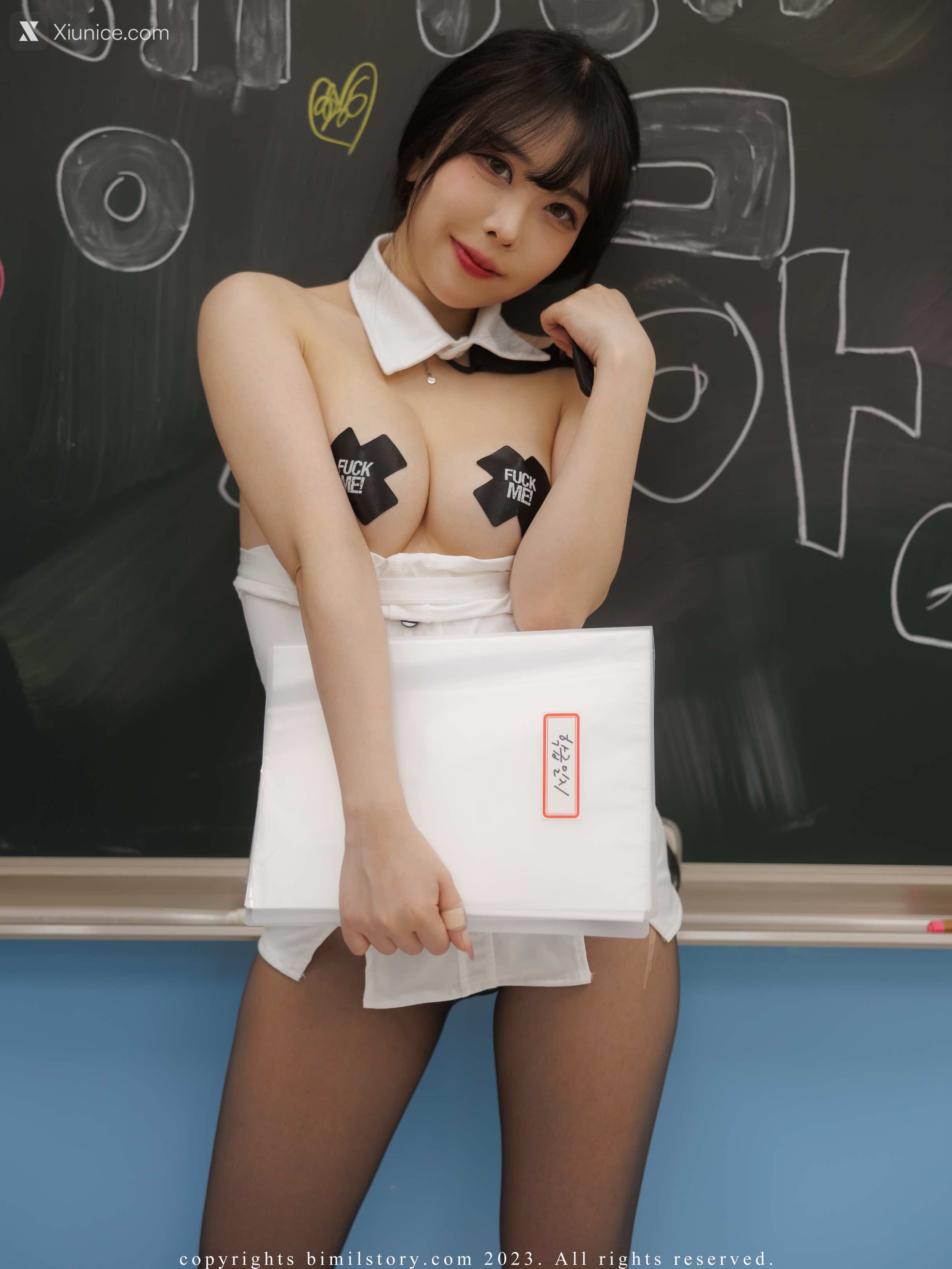 Bimilstory Zia (지아) Vol.17 Ero Teacher Ver At The Academy 第14张