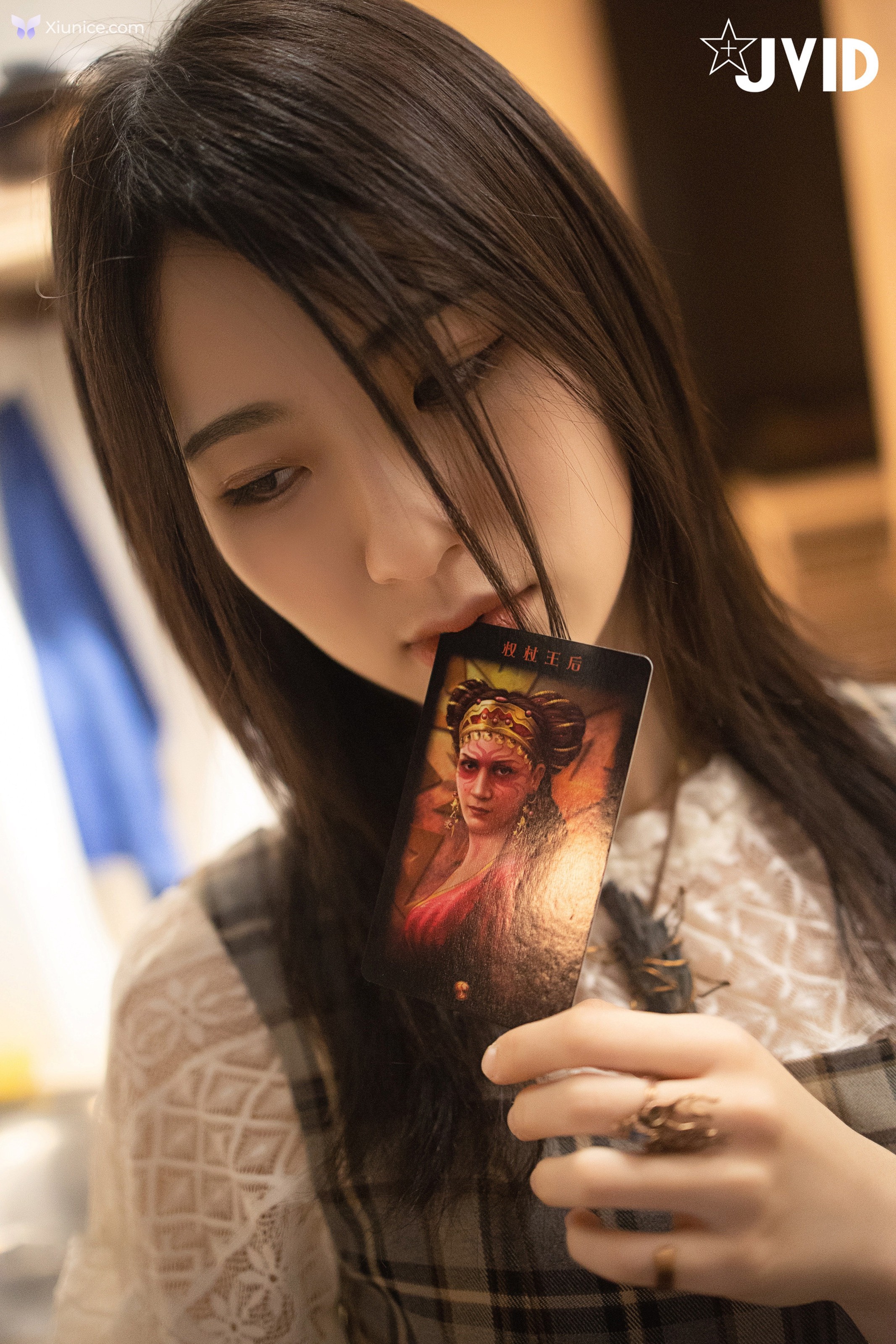 JVID 阿瓈 – 塔羅少女阿瓈 光明黑暗吞噬 三點全露無遮寫真 第44张