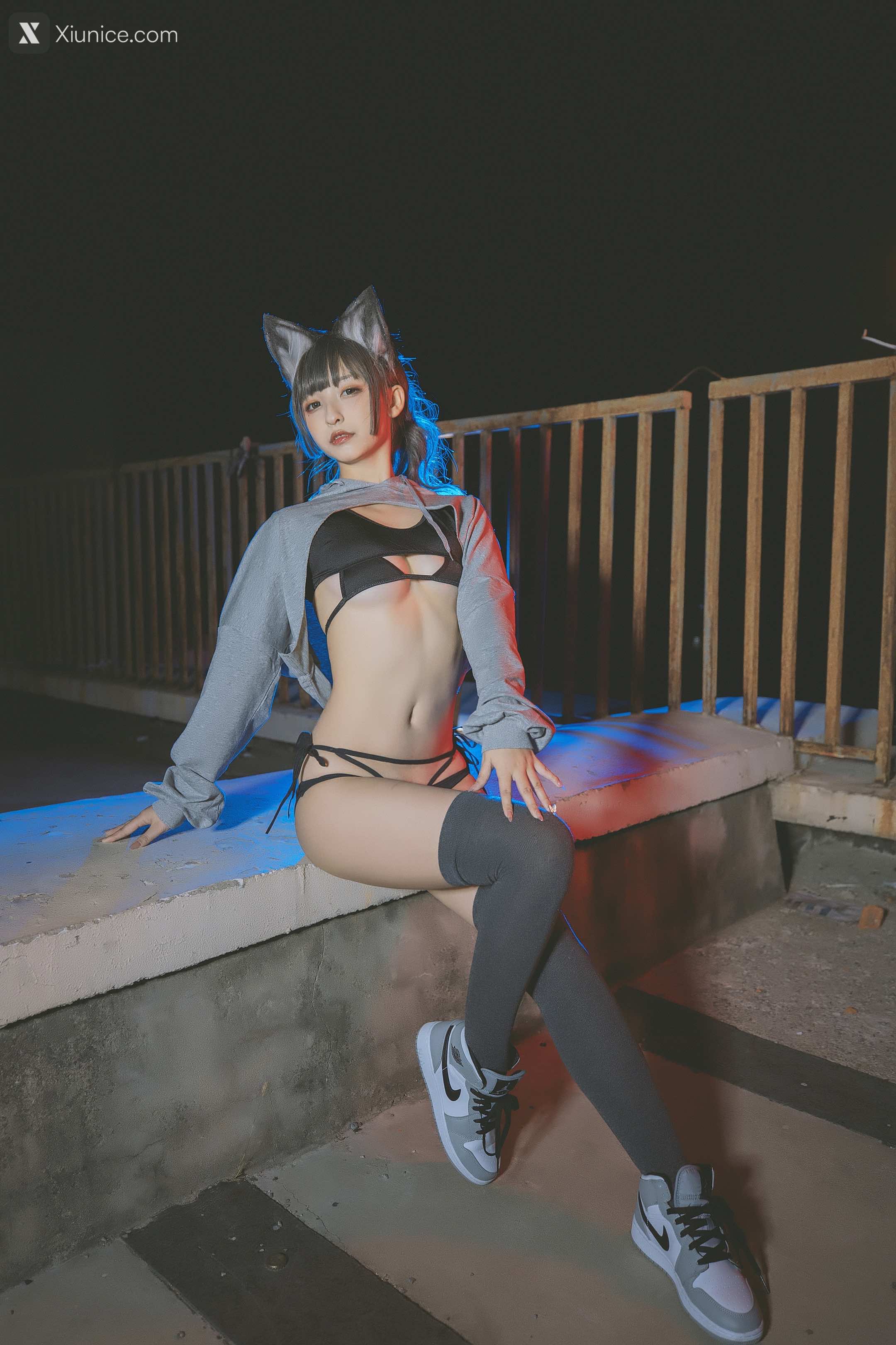 Coser@神楽坂真冬 Vol.034 危険な耳 狼妹&兔娘 第80张