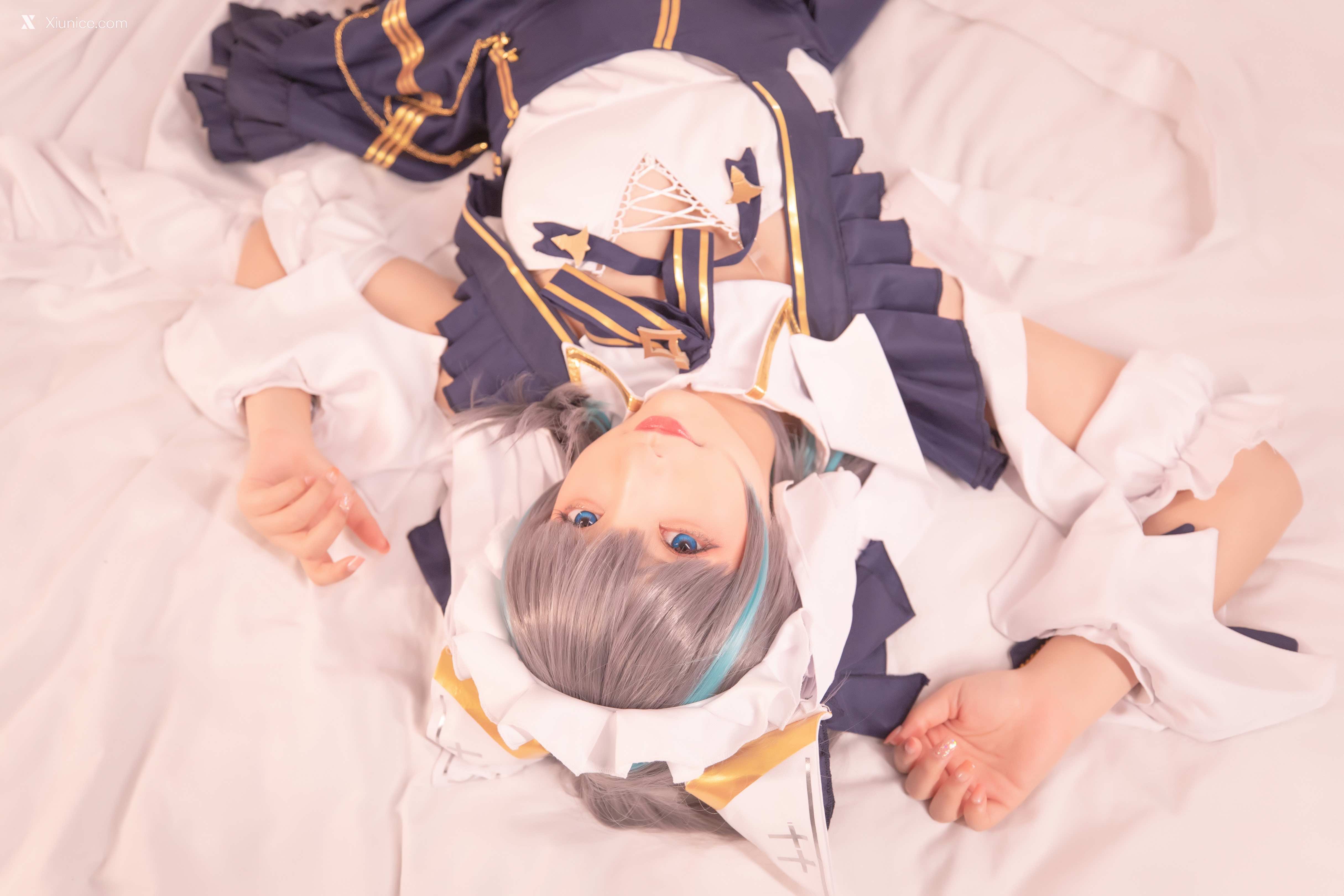 Coser@神楽坂真冬 Vol.085 绝对企画-柴郡cos《纯色庭院》 第138张